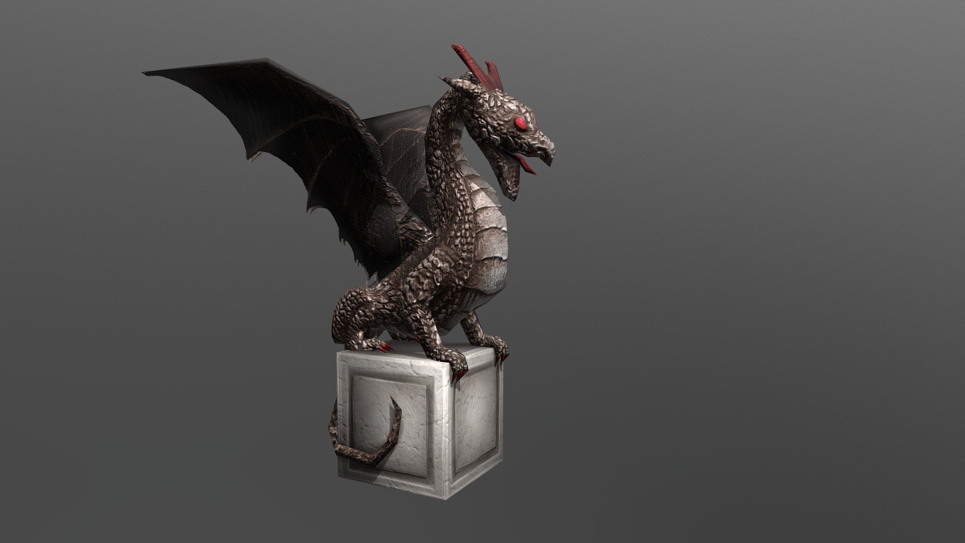 Dragon Statue 3d model