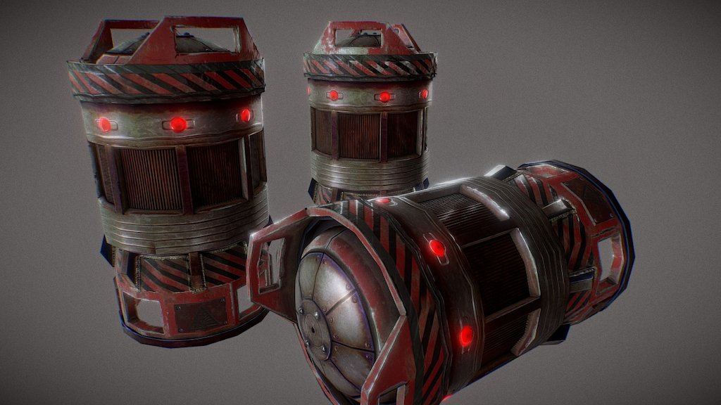 Barrel Prop Render 3d model