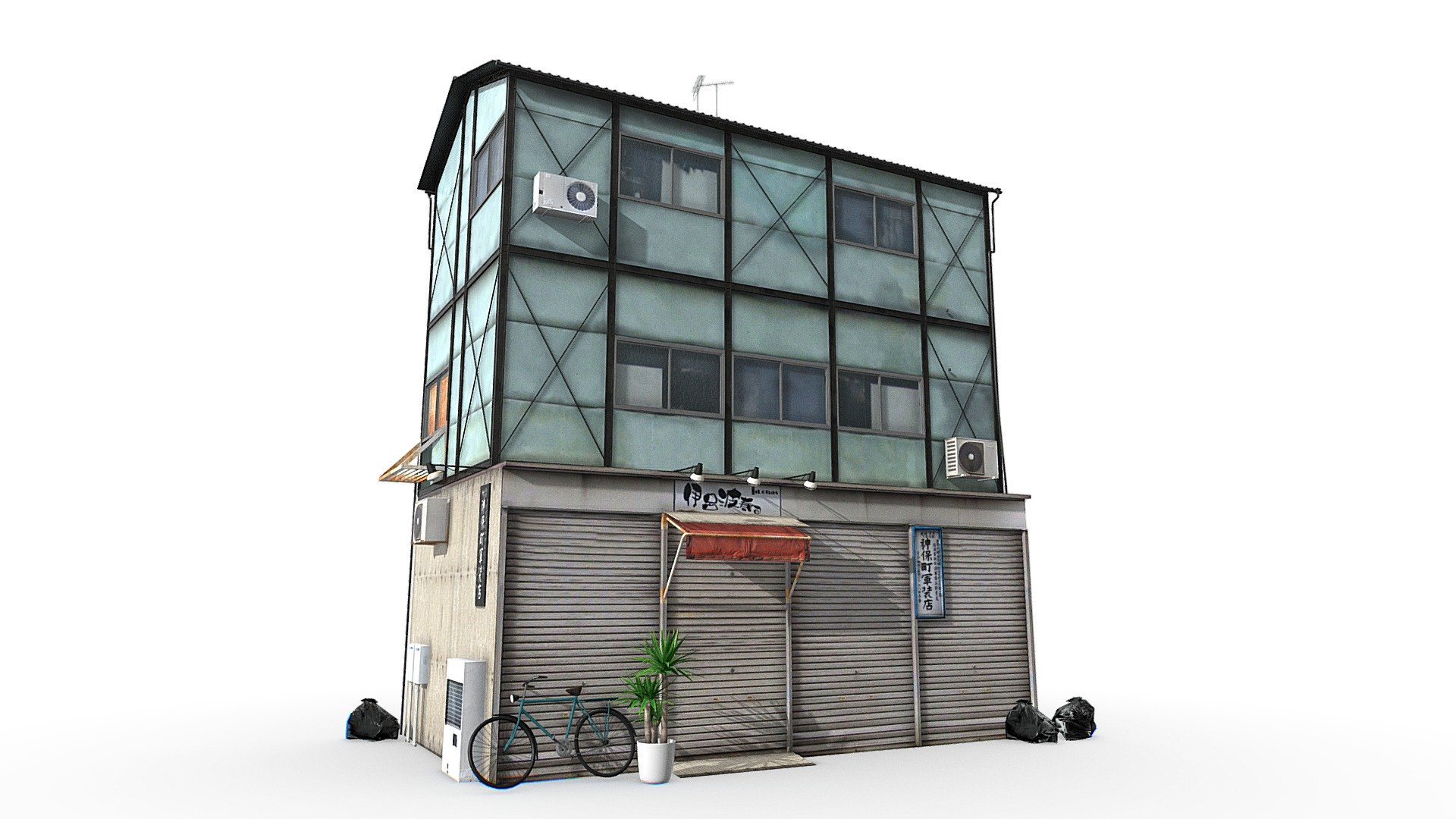 Tokyo Building 8 3d model