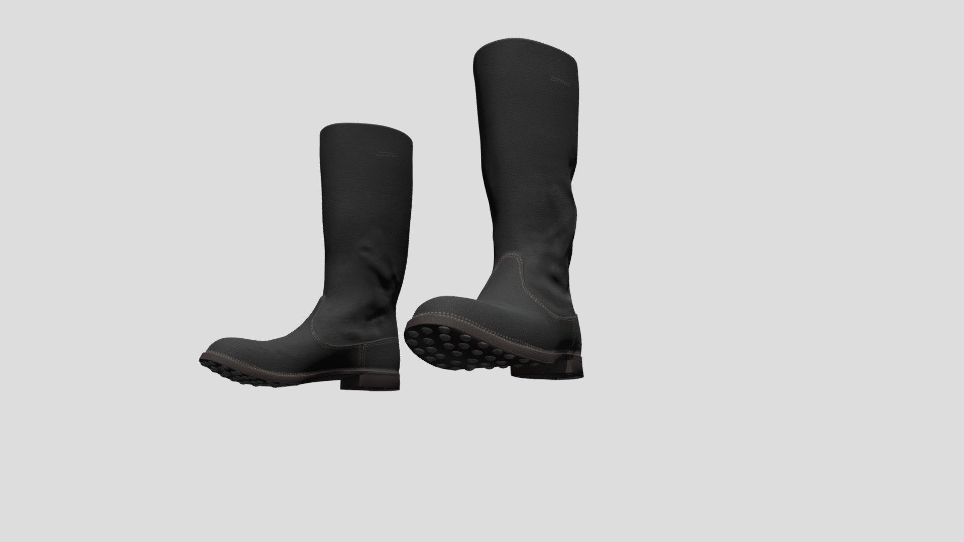 WW II German Jack boots 3d model