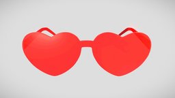 Red Heart Glasses