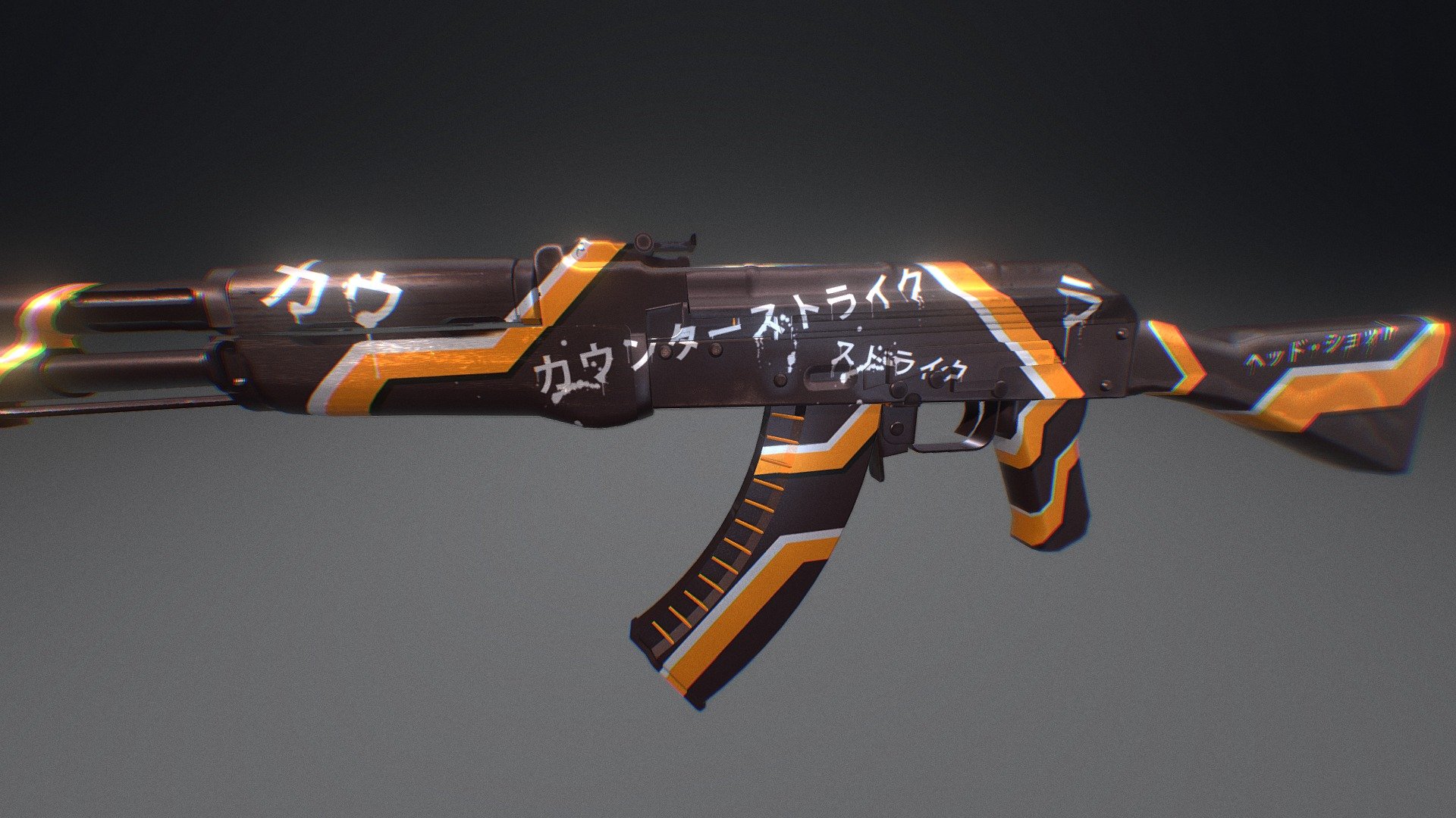 AK47 3d model