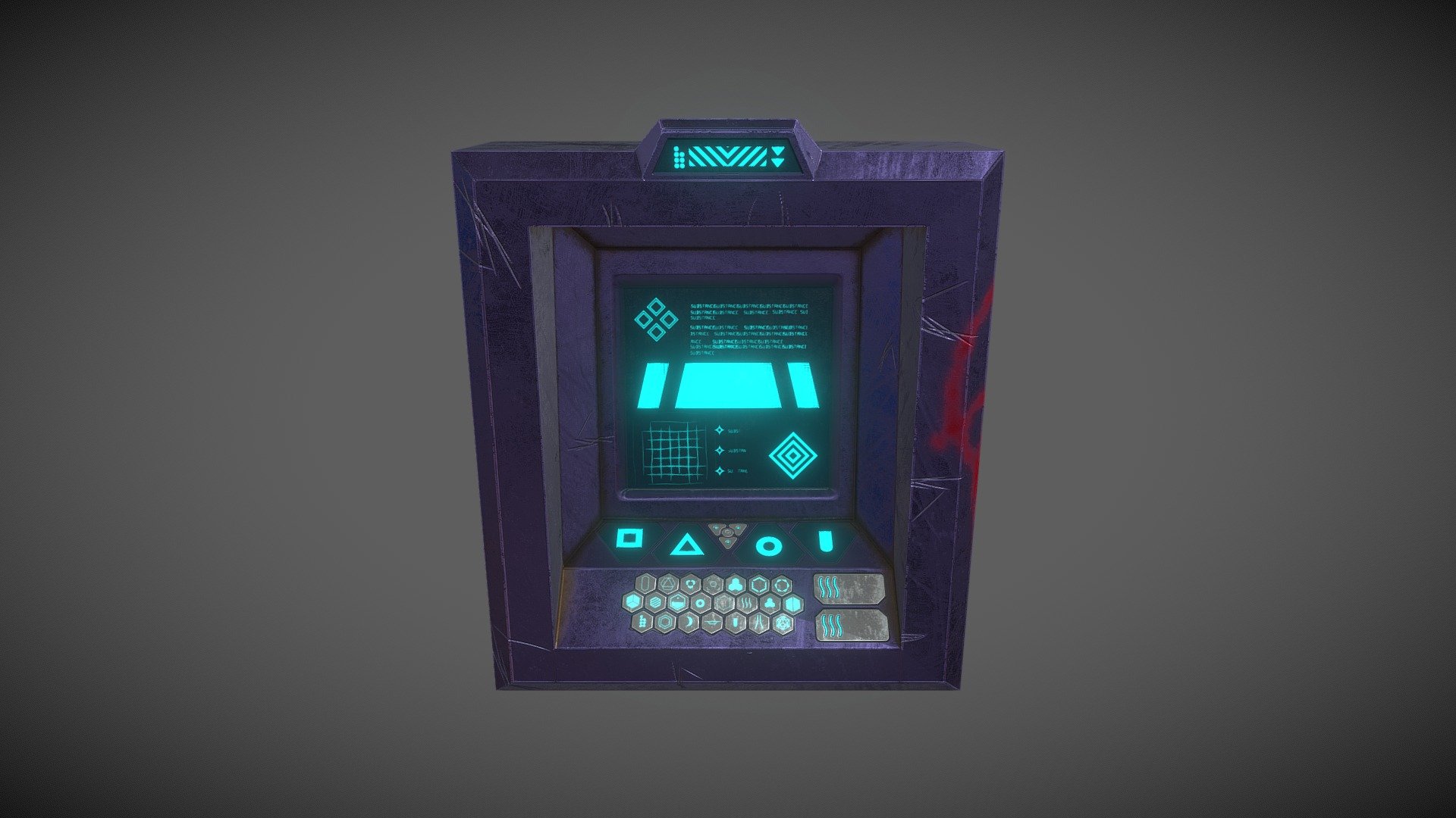 CYBER TERMINAL 3d model