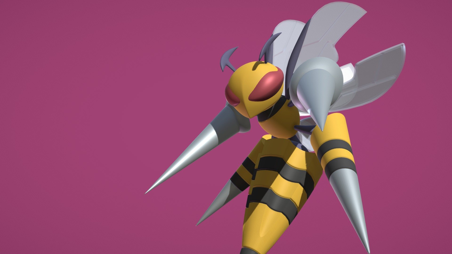 Mega Beedrill 3d model