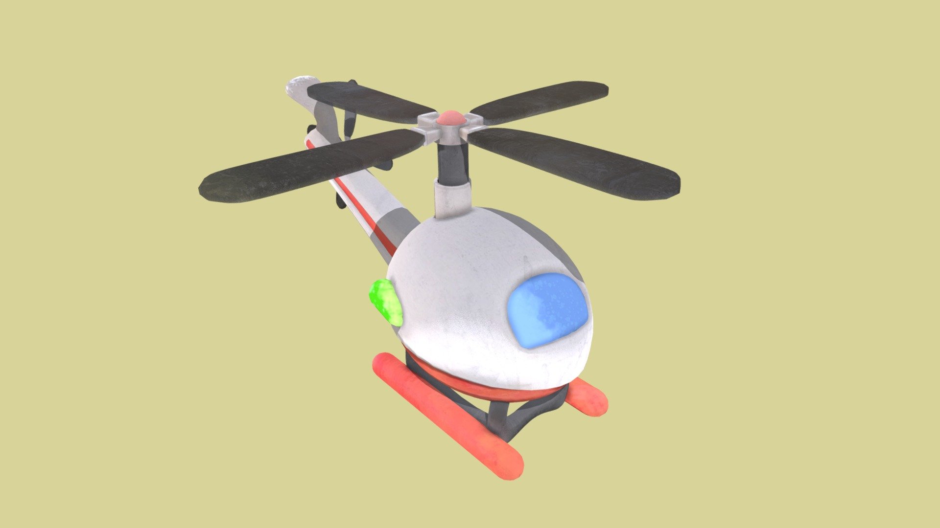 Helicopter 3d model