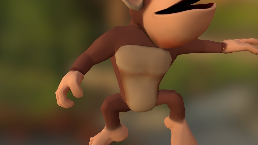 monkey 3d model