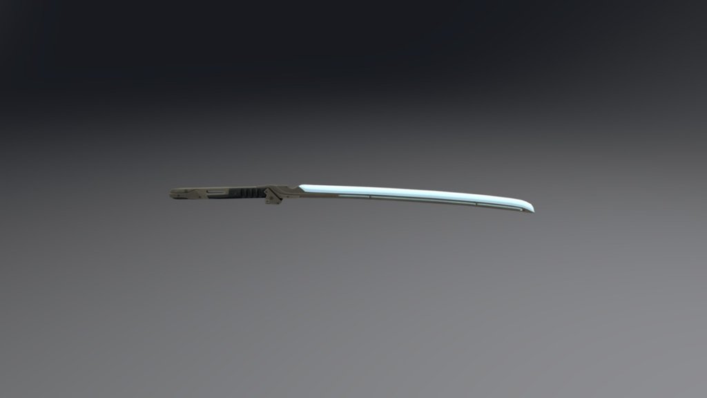 Zilla Z45 Laser Katana 3d model