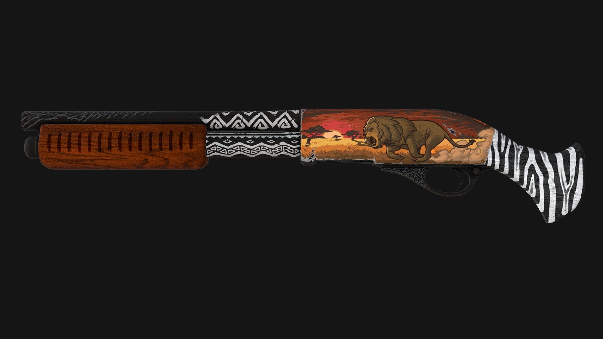 Sawed-Off | Safari 3d model