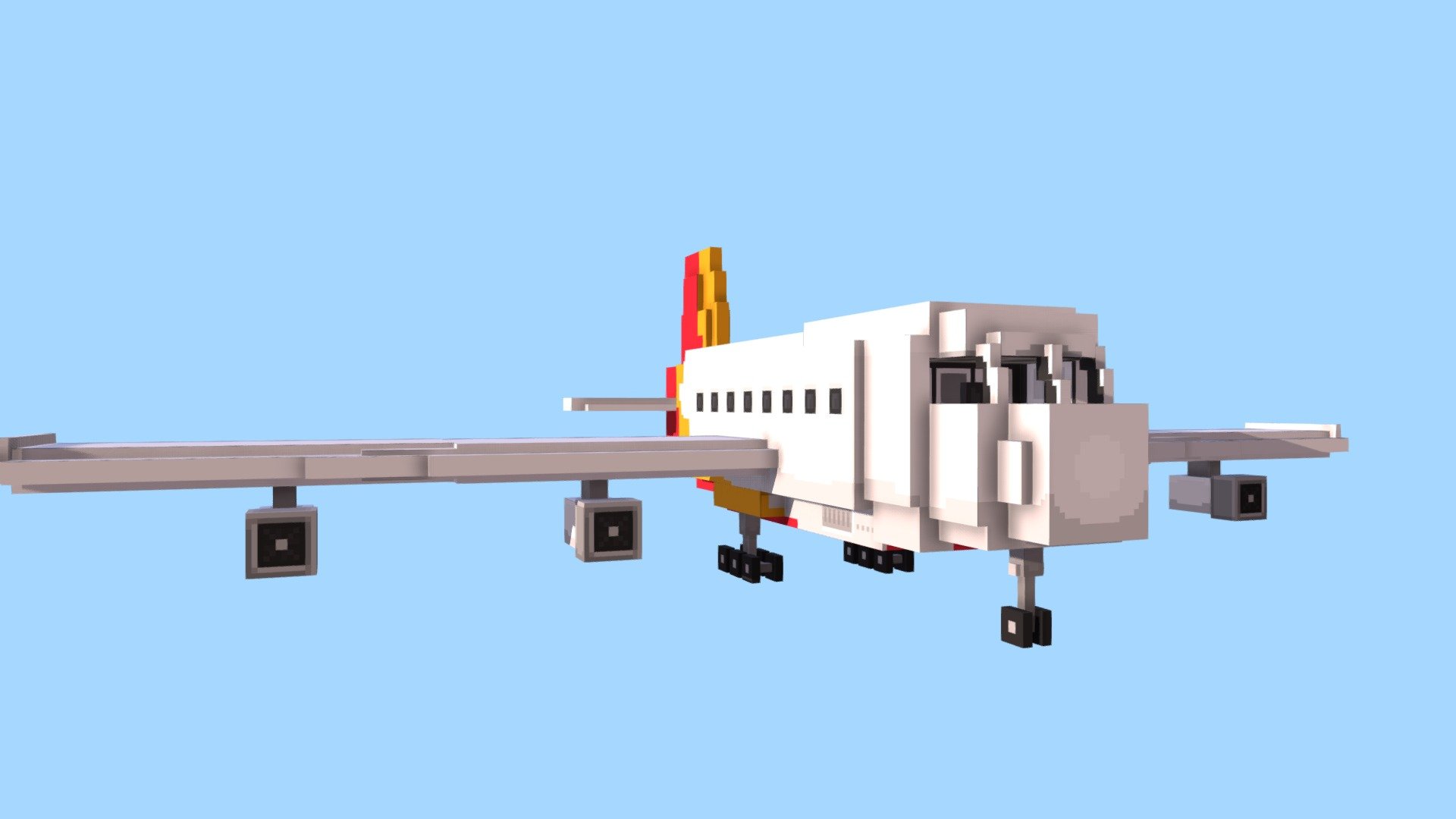 Jumbo Jet 3d model