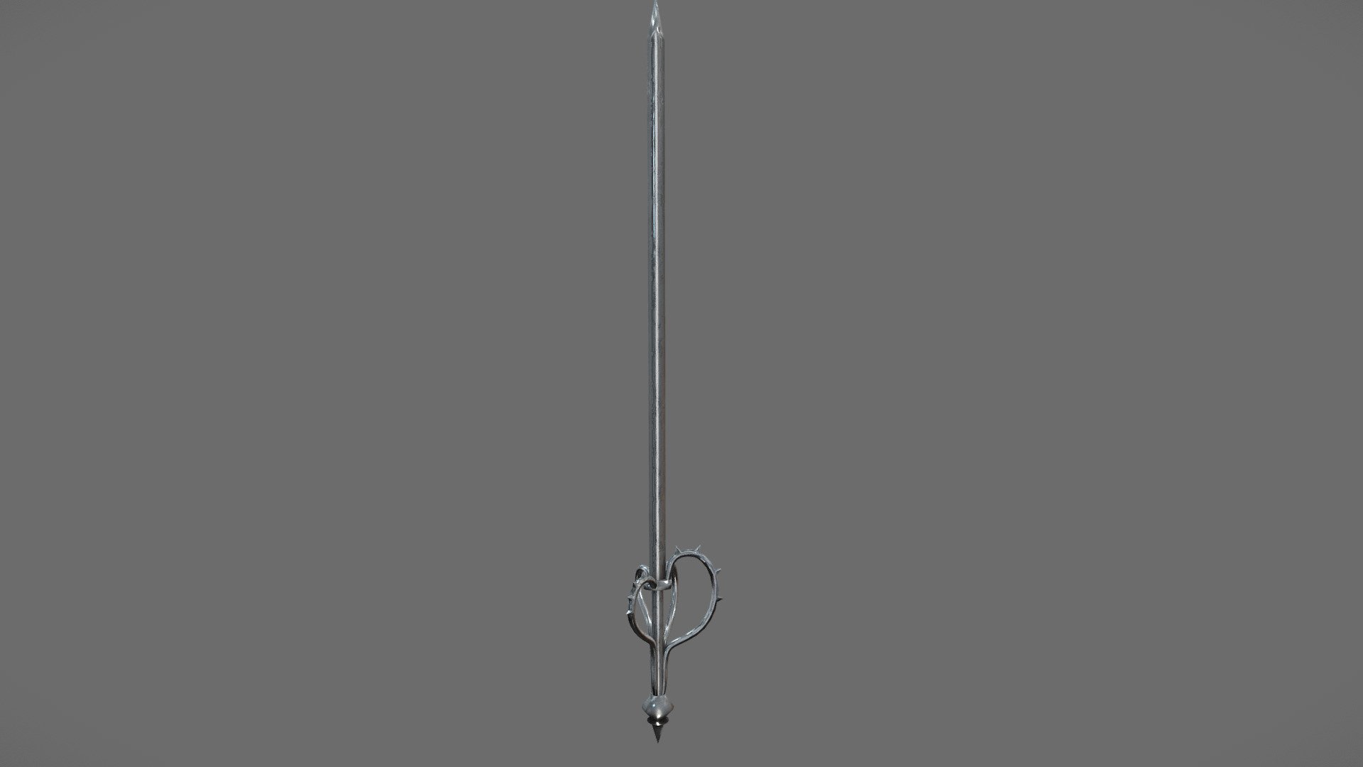 Victorian Imperial Needle Sword 3d model