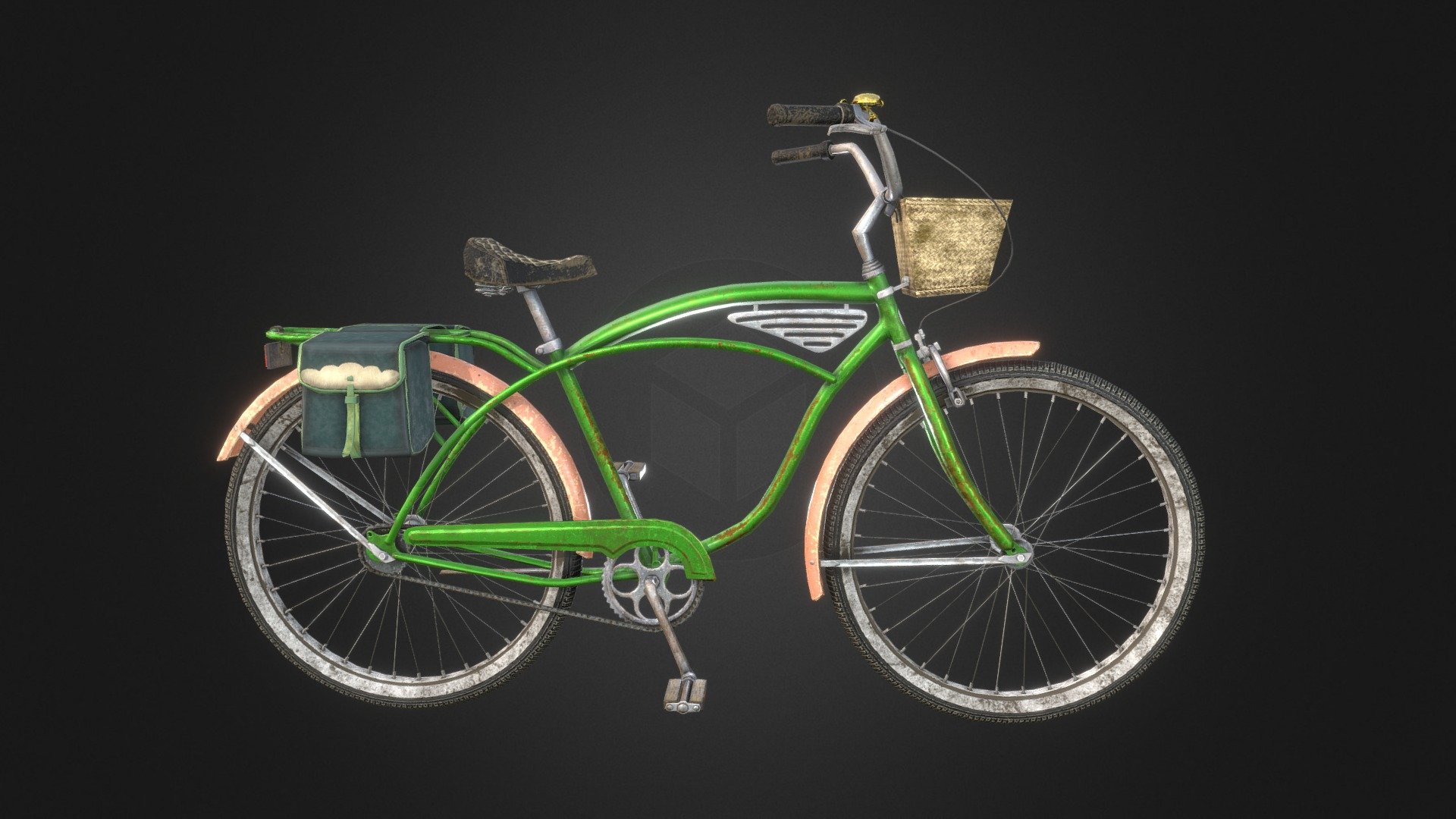 Schwinn Cruiser Bicycle 3d model