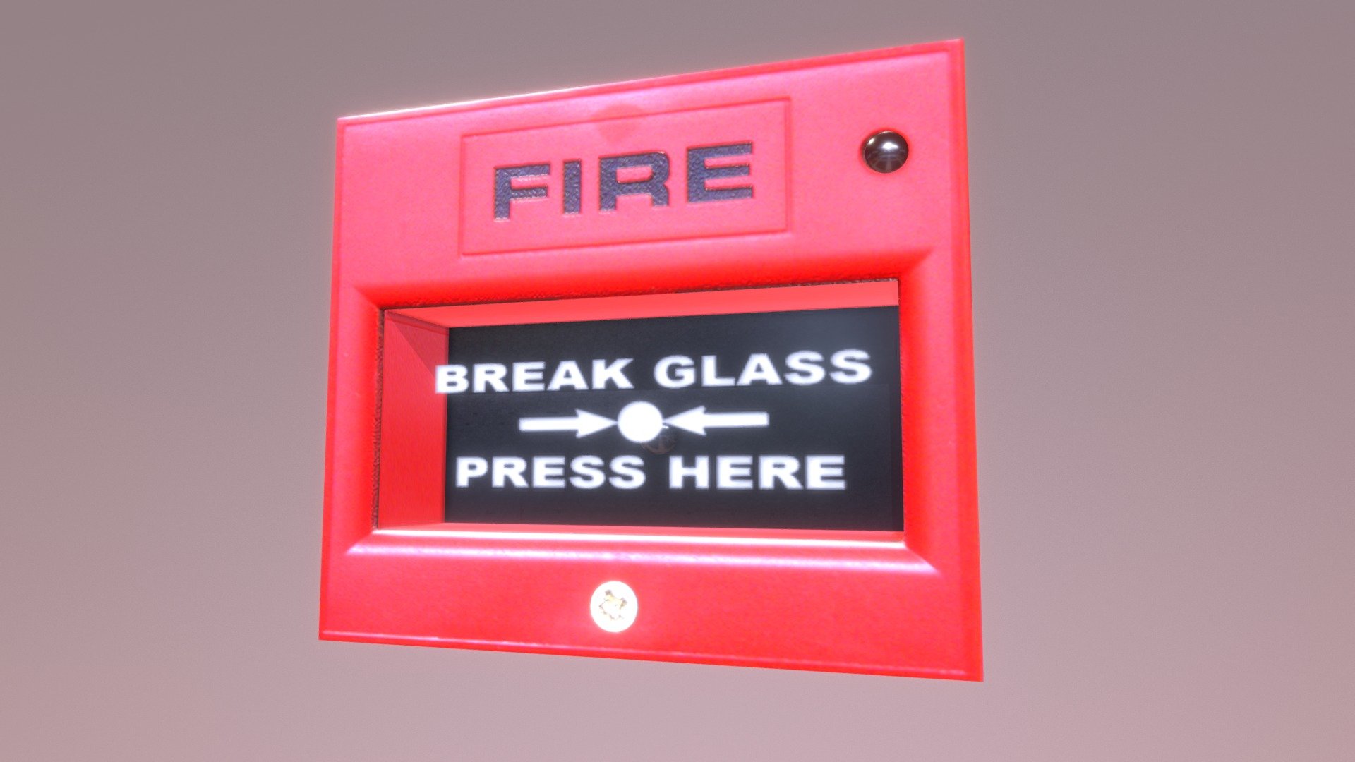 Fire Alarm 3d model