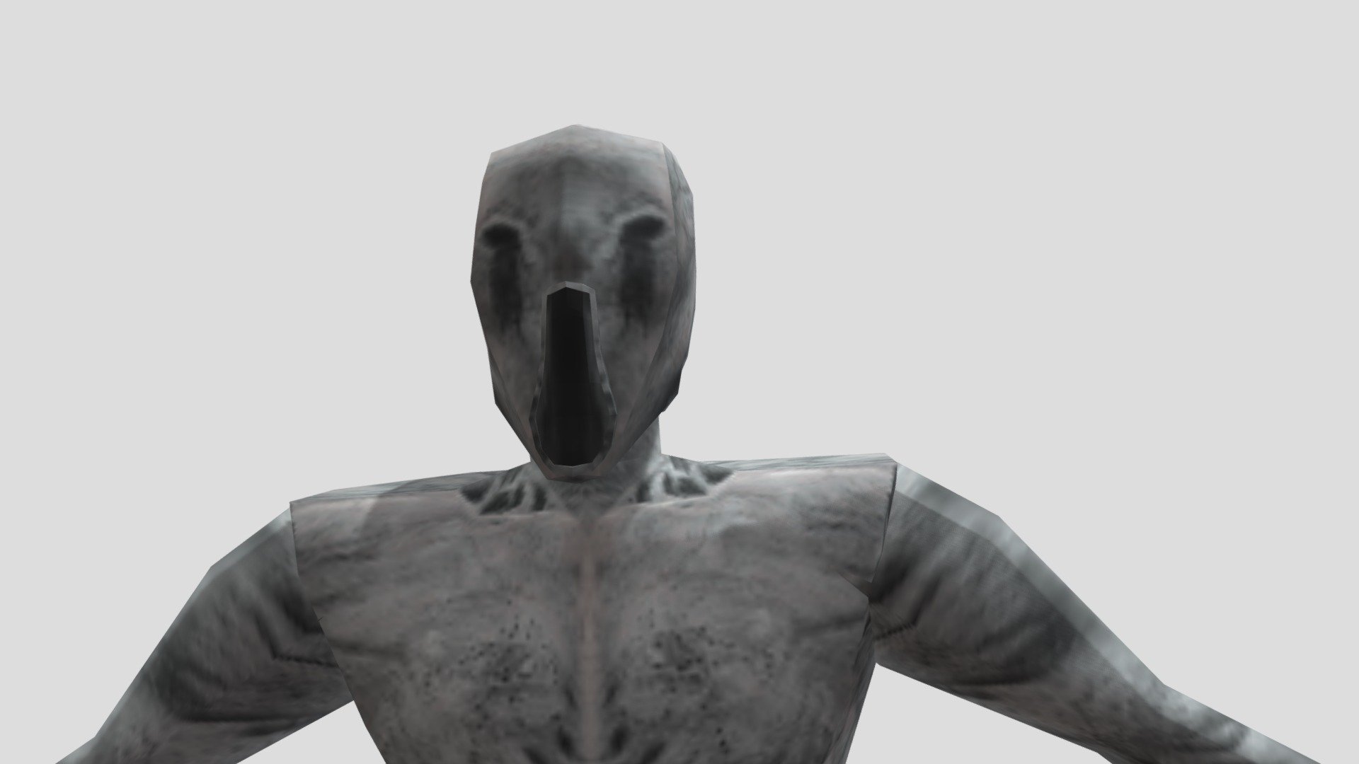 Custom SCP 096 v3 3d model