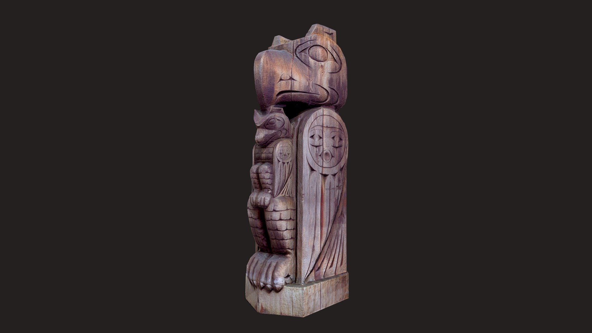 Totem Pole 3d model