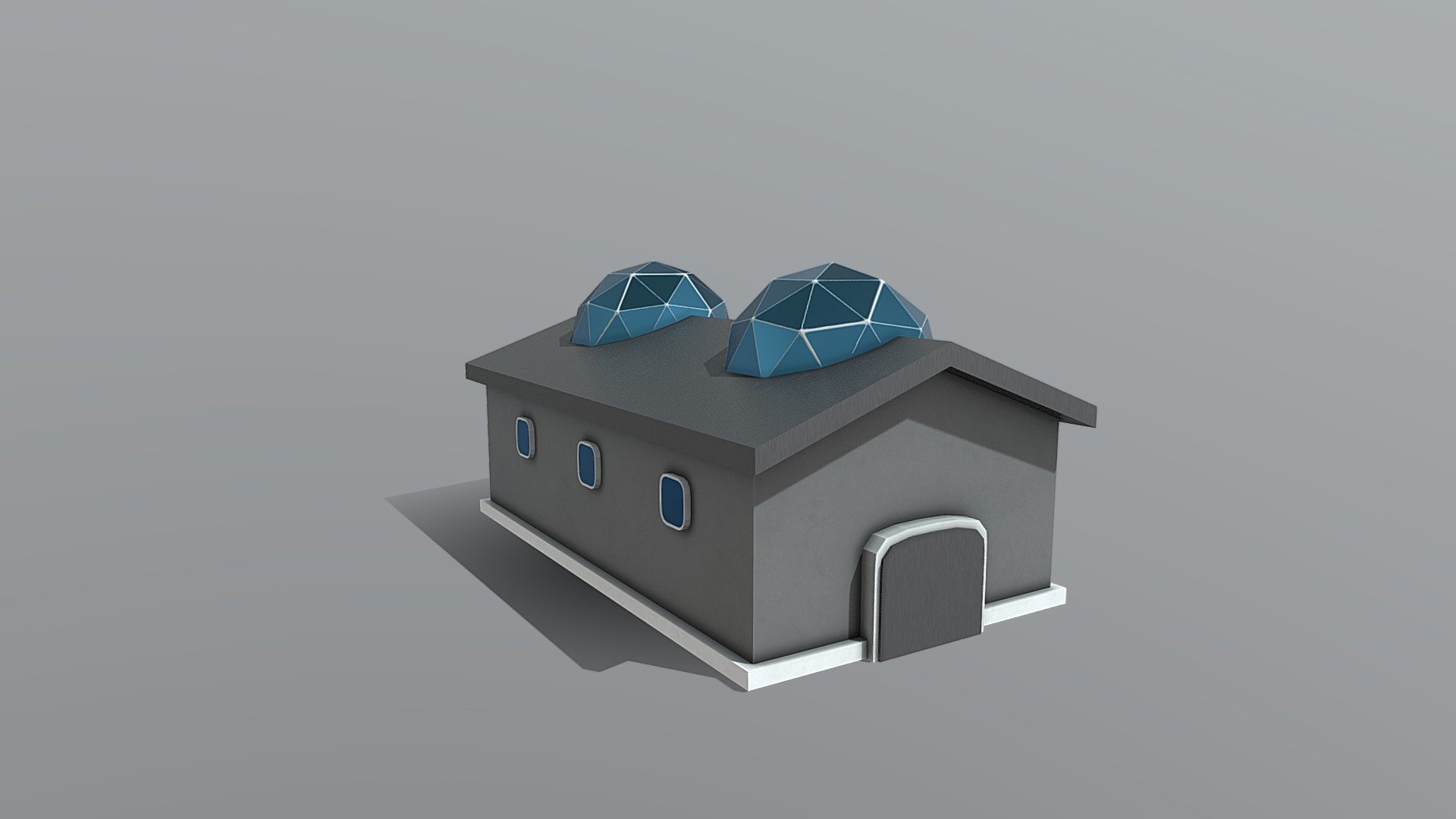 Low Poly Storage Habitat 3d model