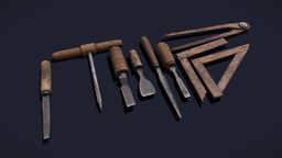 Carpenter_Handworking_Tools_FBX