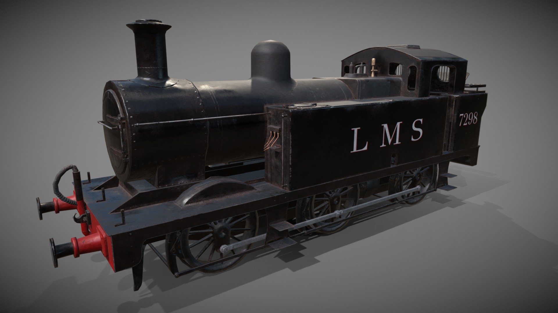 Jinty Steam locomotive 3d model