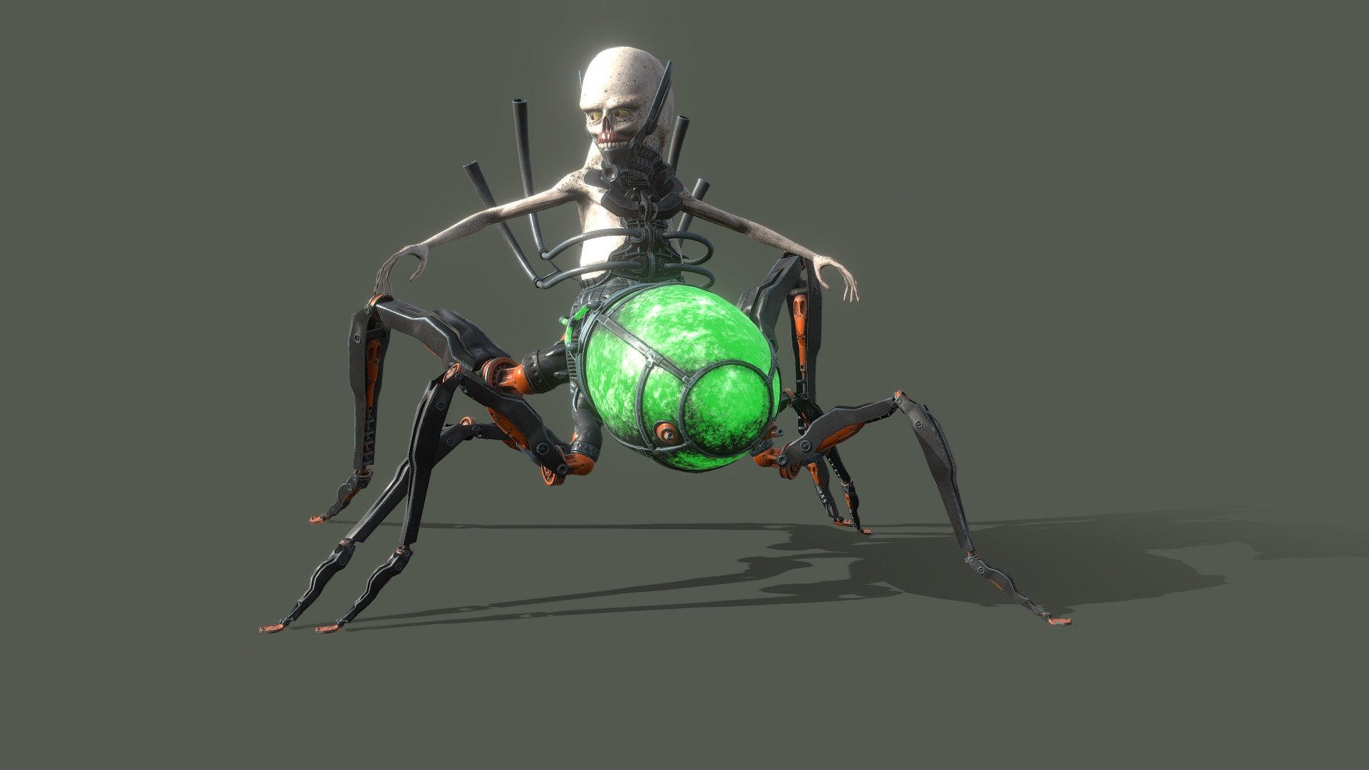 Villainous Spider Worm 3d model