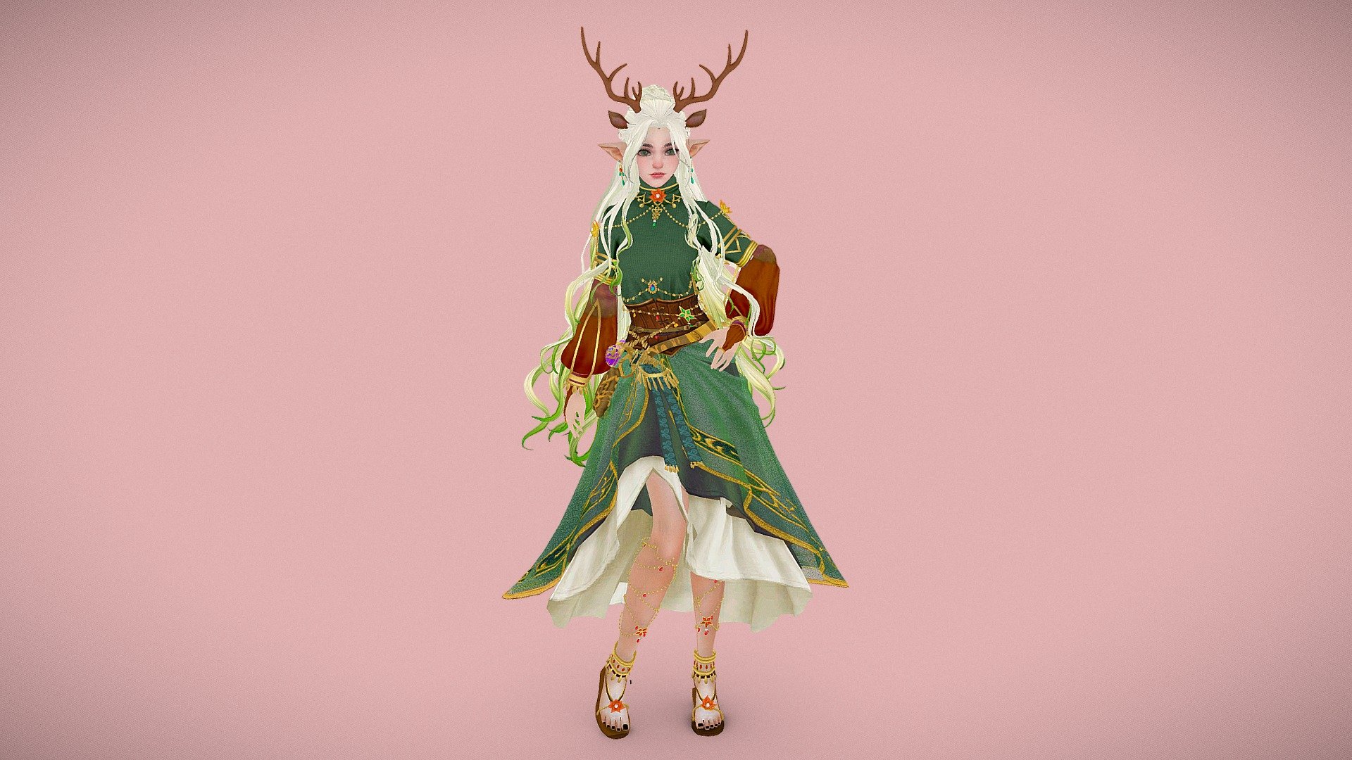 Deer 3d model