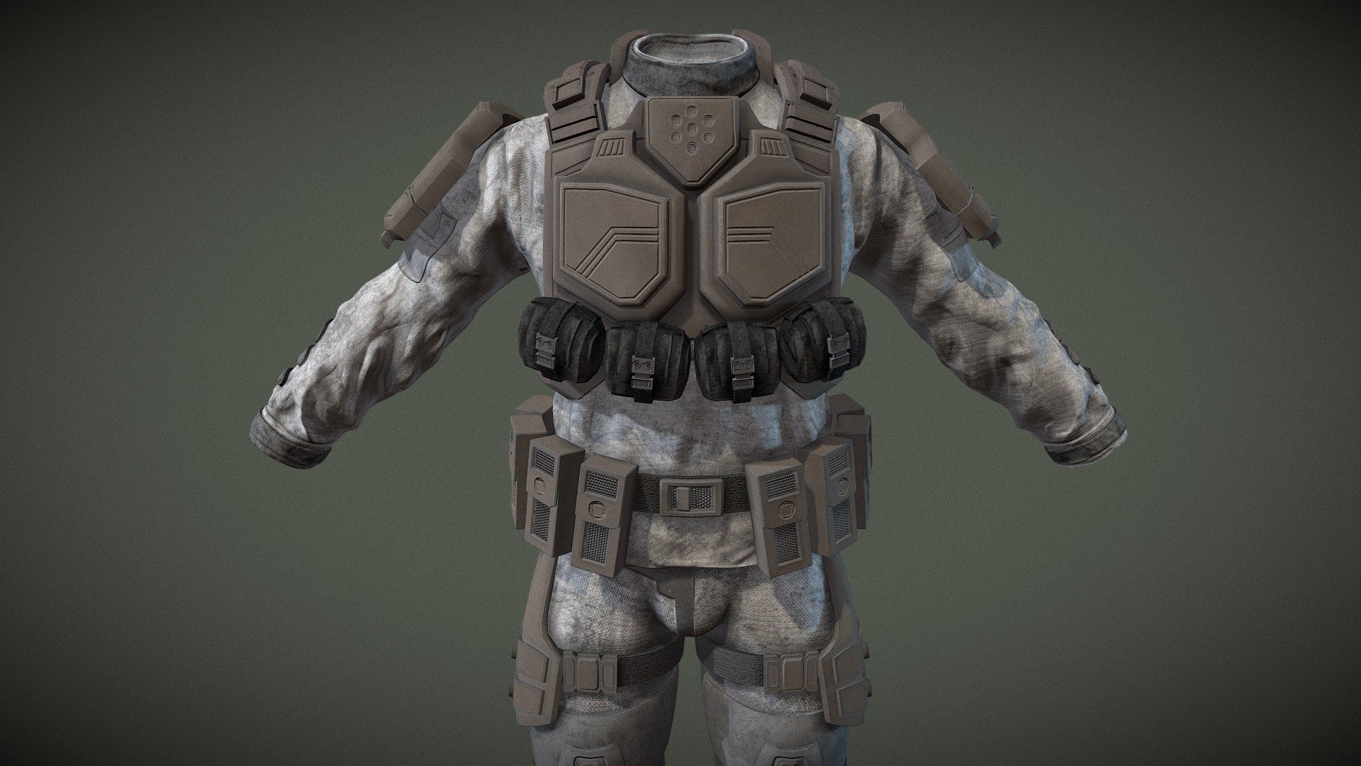 Halo Marine Armor 3d model