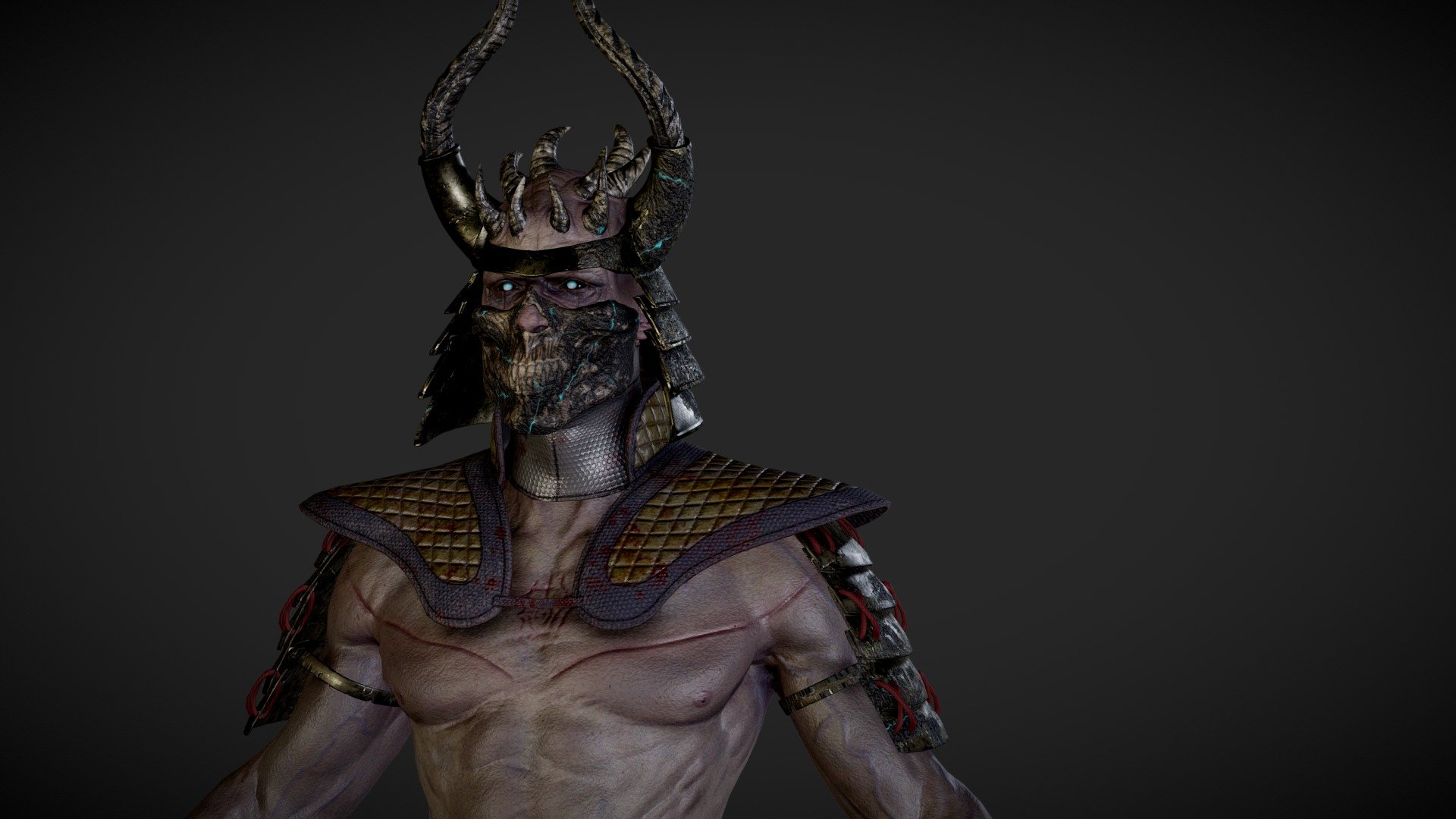 Demon Samurai 3d model