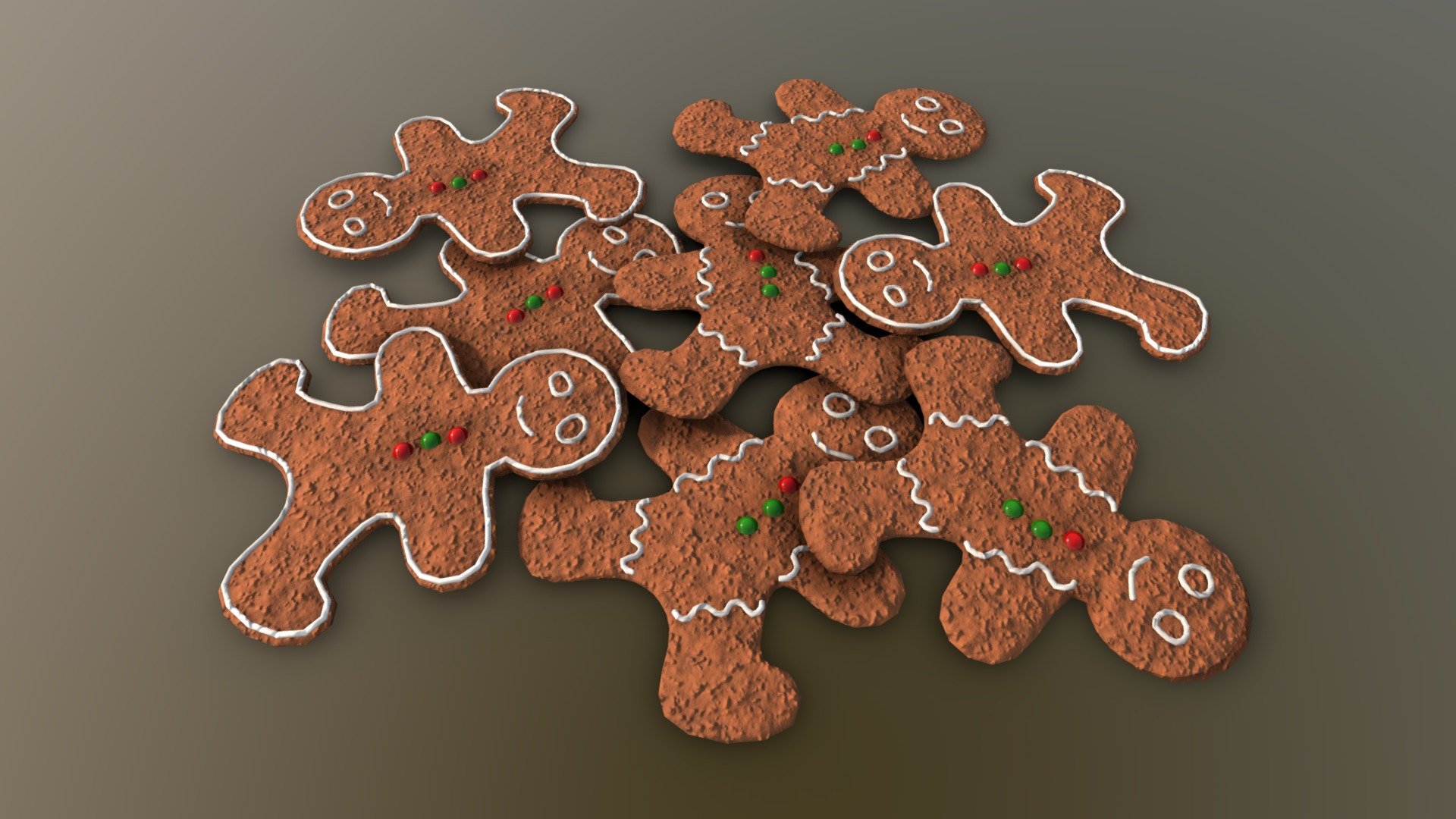 Gingerbread | 11 #3December 2018 3d model