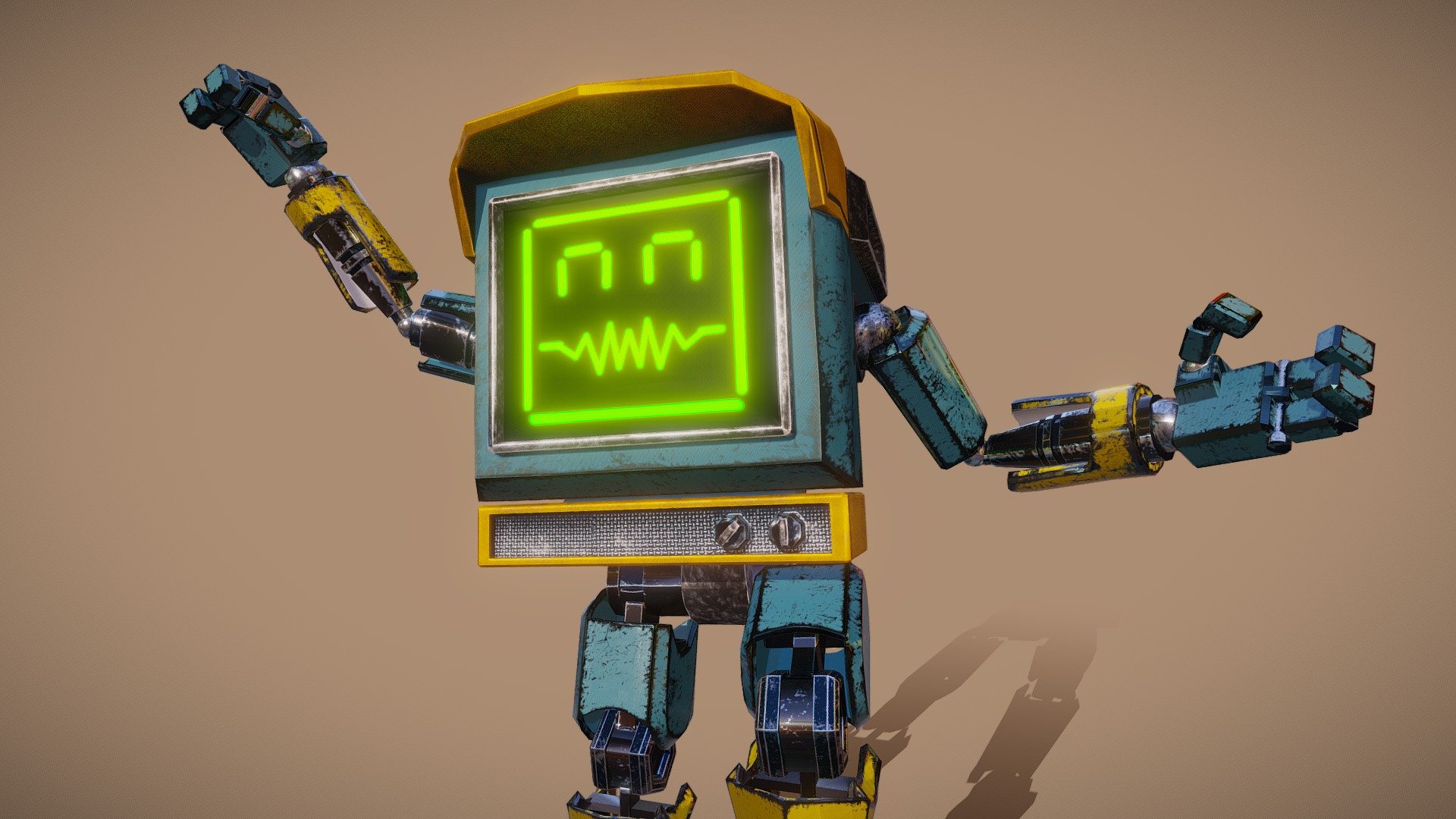 Computer Boy! 3d model