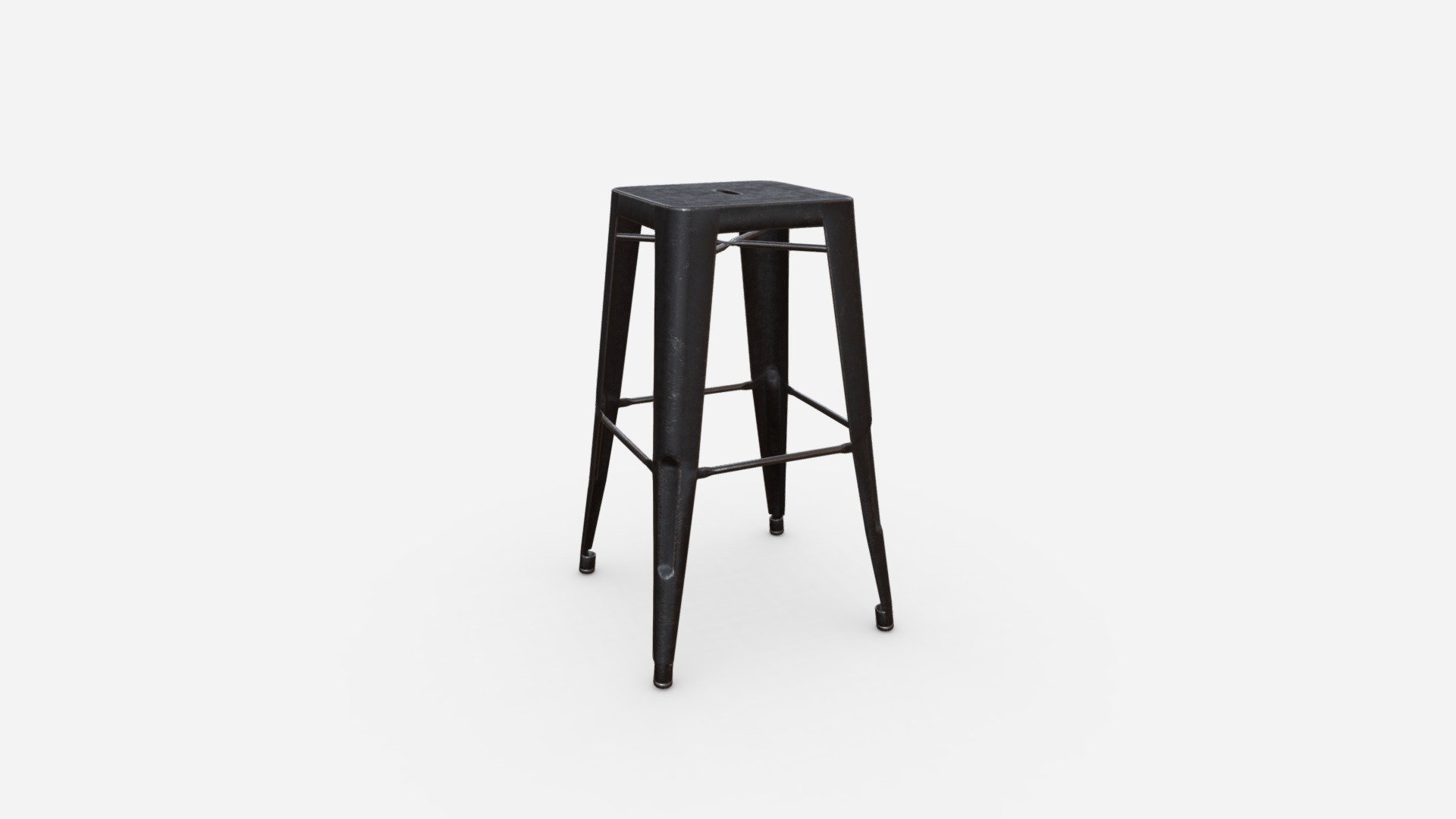 Tolix Stool 3d model