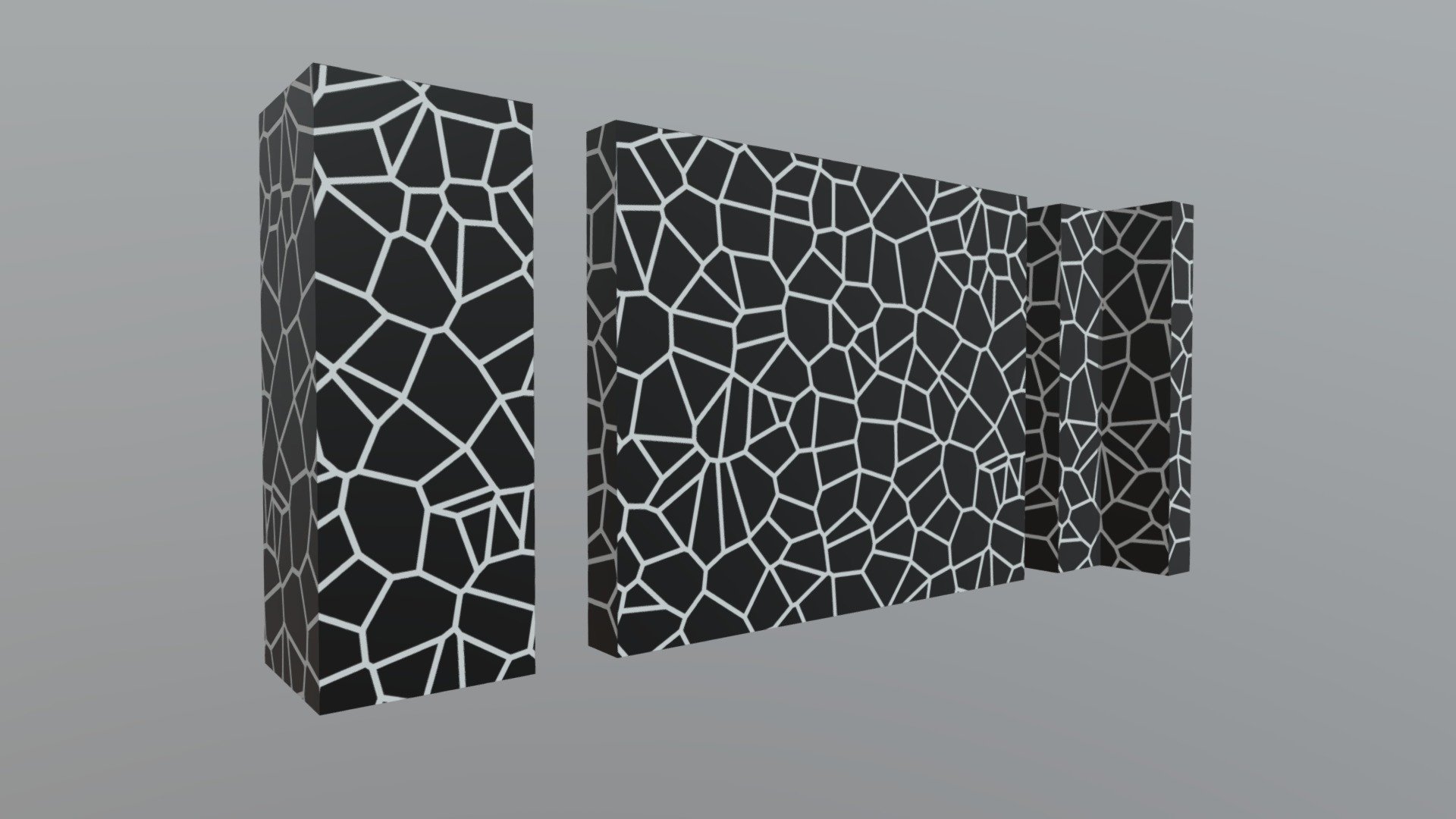 Gaming Room Wall Set 3d model