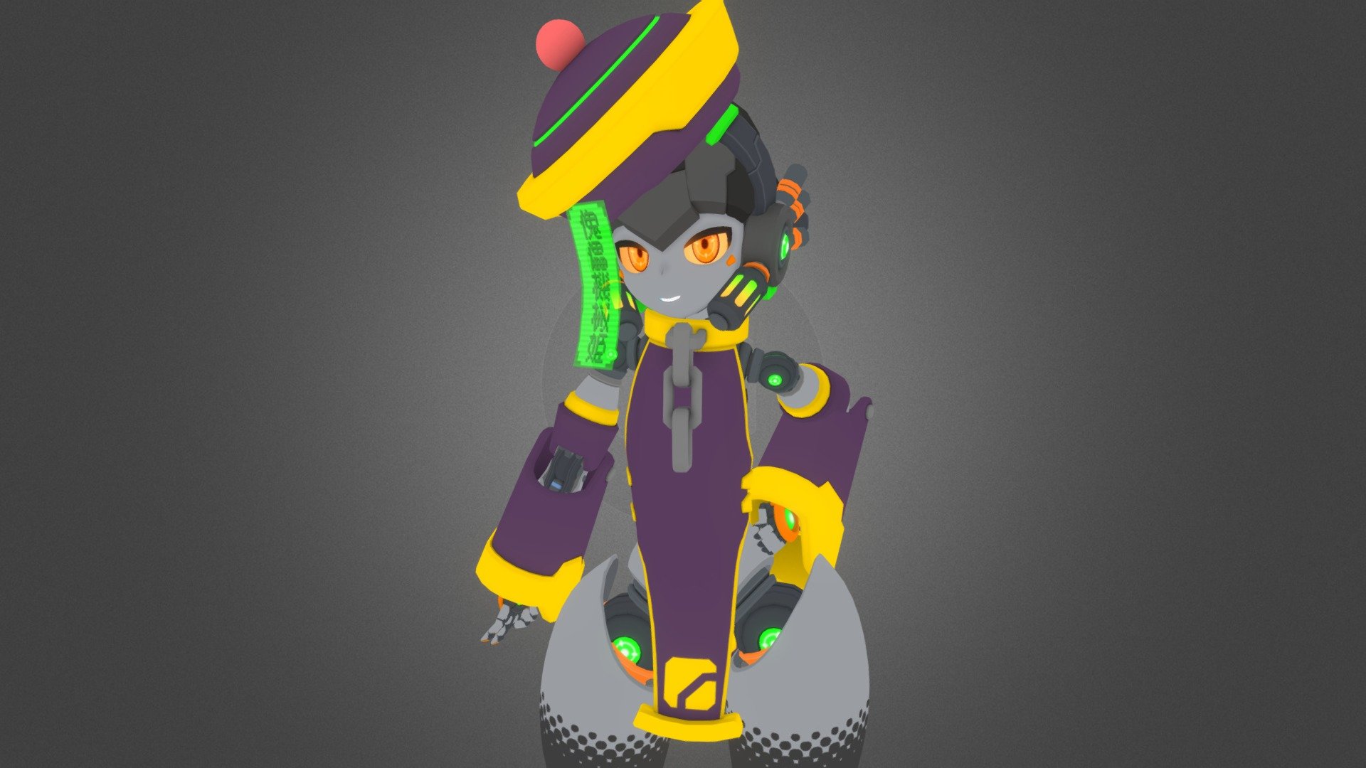 Oniyuri(オニユリ) Jiangshi Costume 3d model