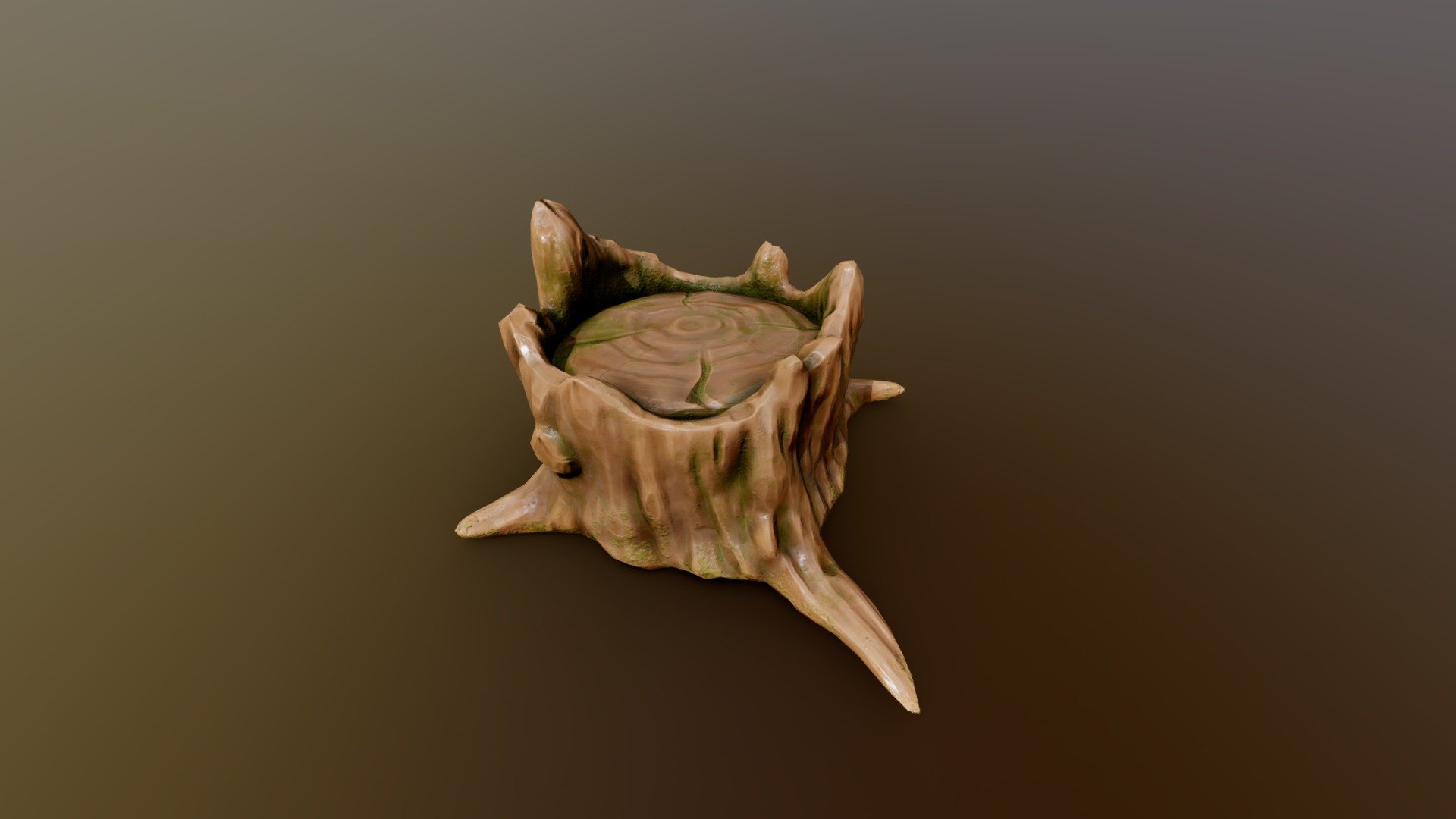 Tree Stump 3d model