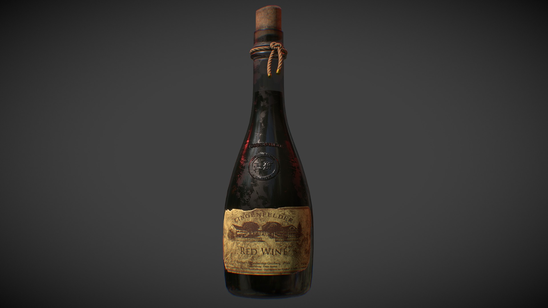 Red Wine 3d model