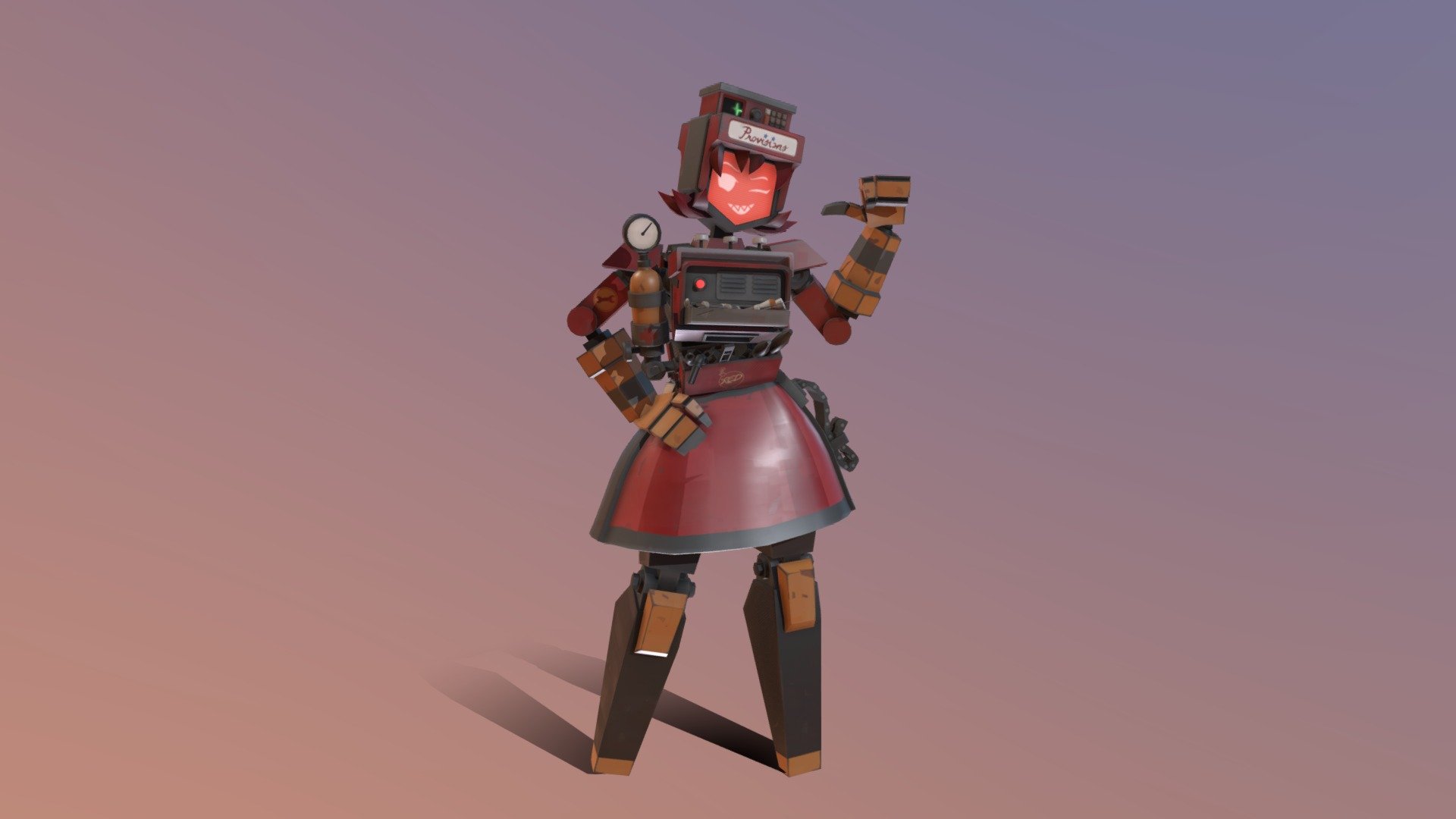 [TF2/SFM] Dispenser Lady (Dispenelope) 3d model