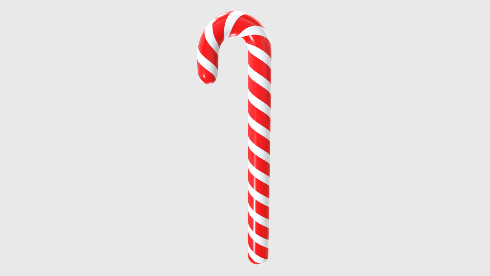 Candy Cane Prop 3d model