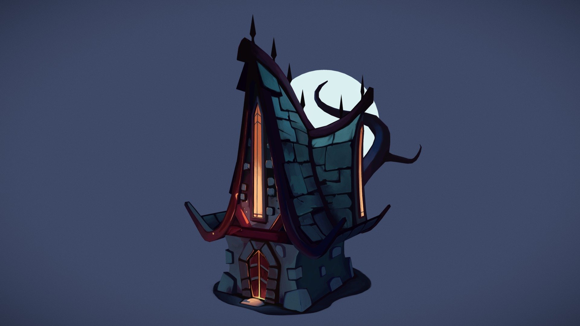 Spooky House 3d model