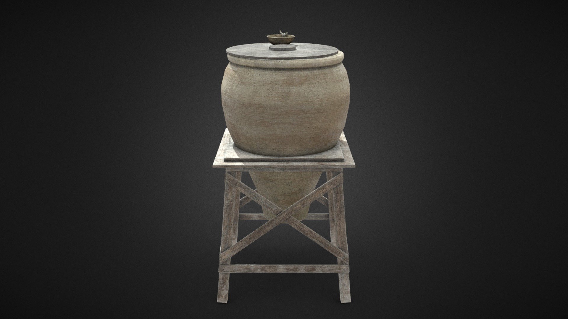 Water pot 3d model