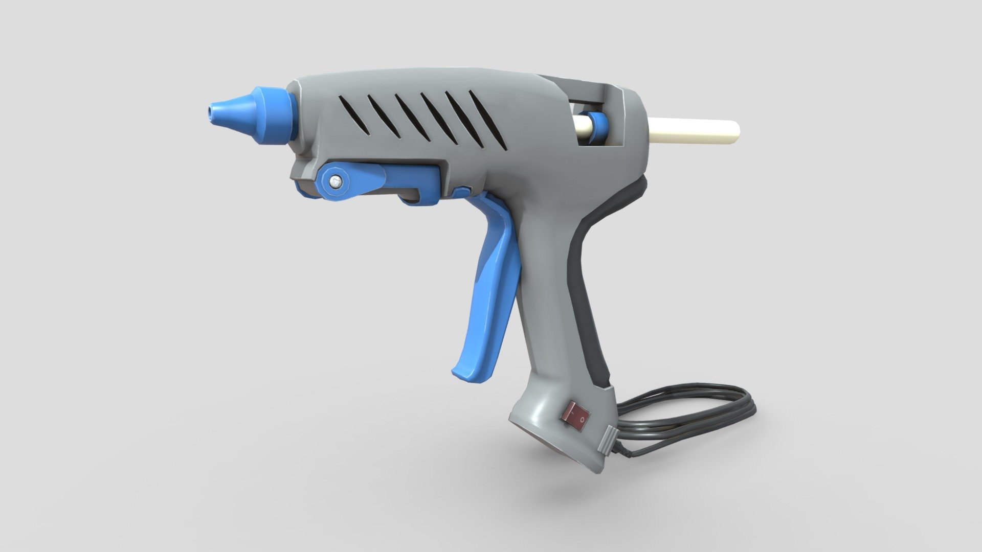 Glue Gun 3d model