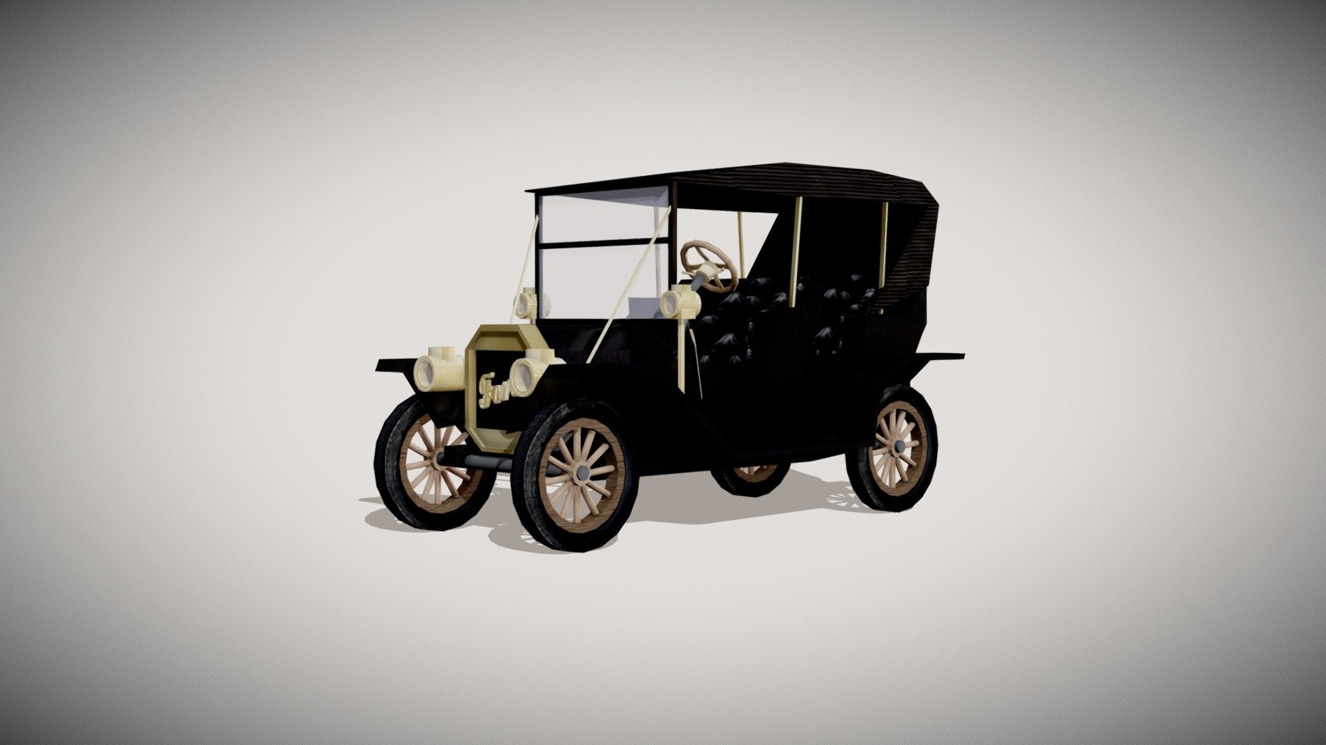 Ford Model T by Rob Mikelsons 3d model