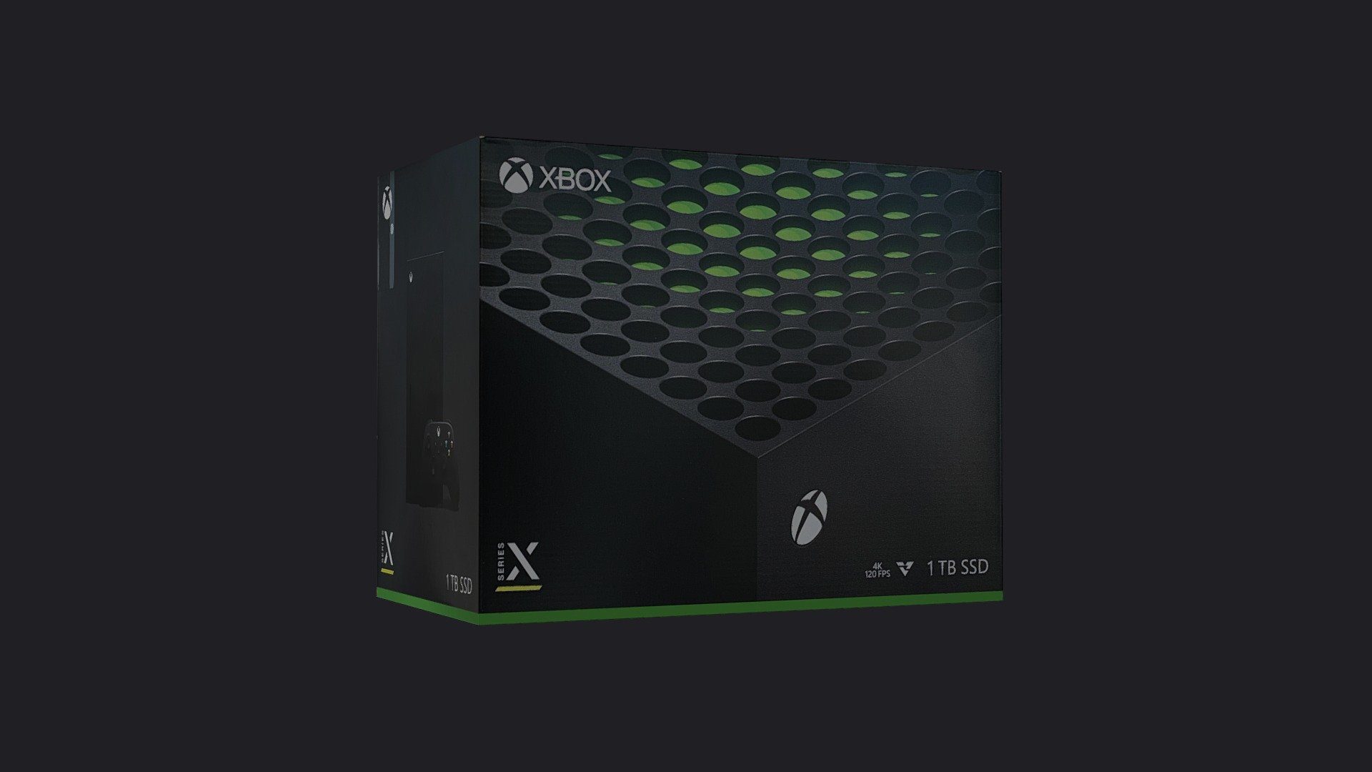 Xbox Series X box 3d model