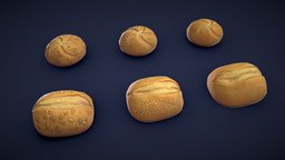 Stylized Bread Rolls