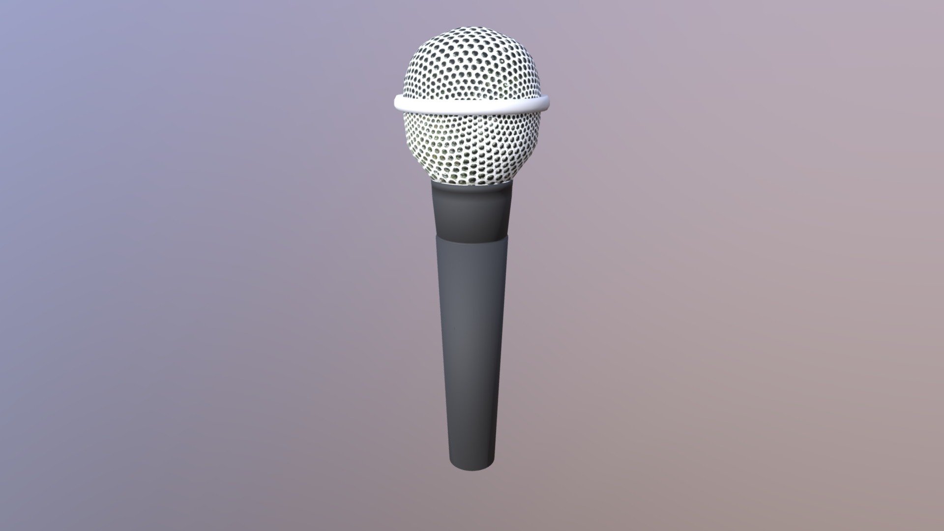 Microphone 3d model