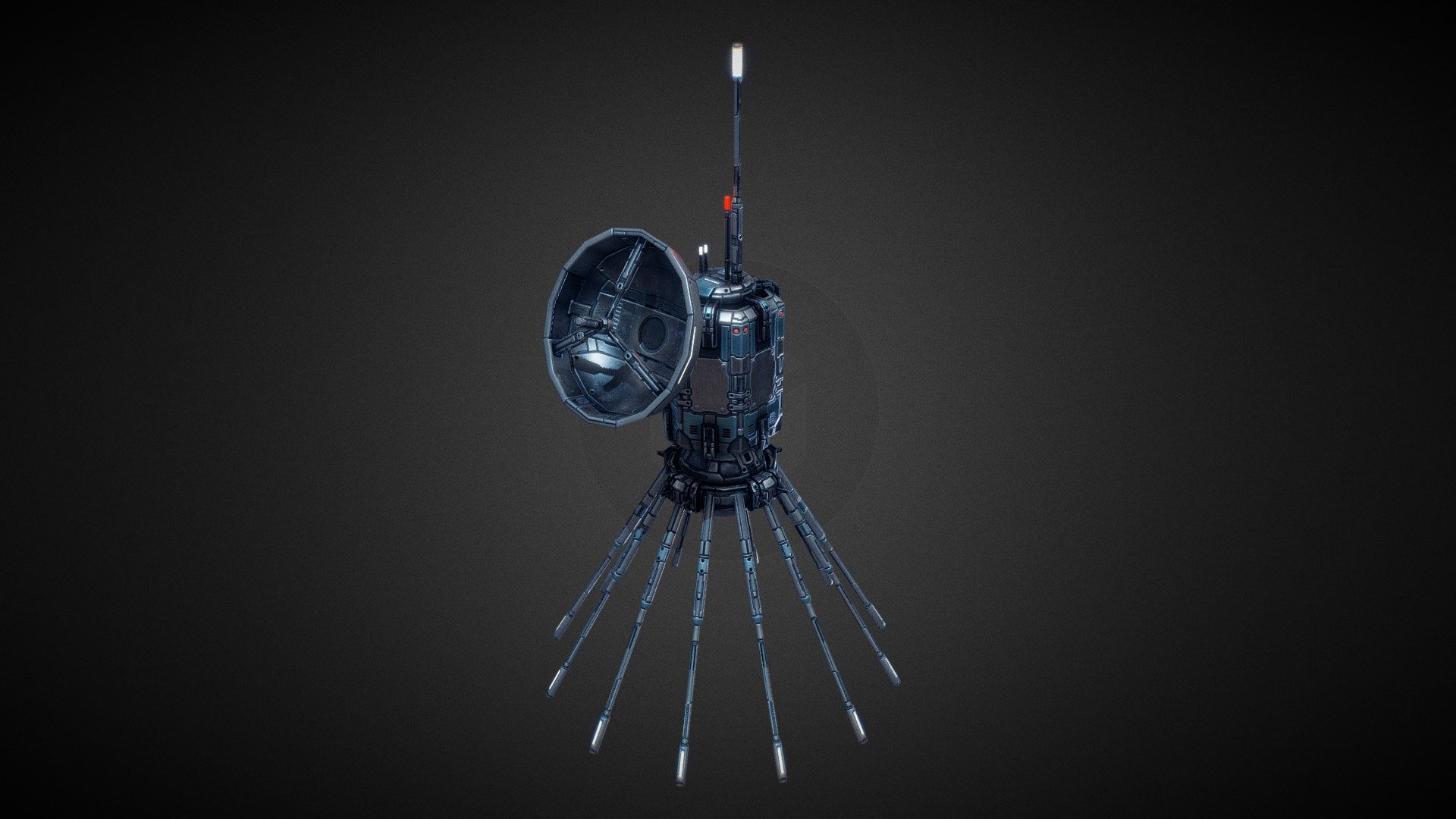 Starfall Tactics — Message Beacon 3d model