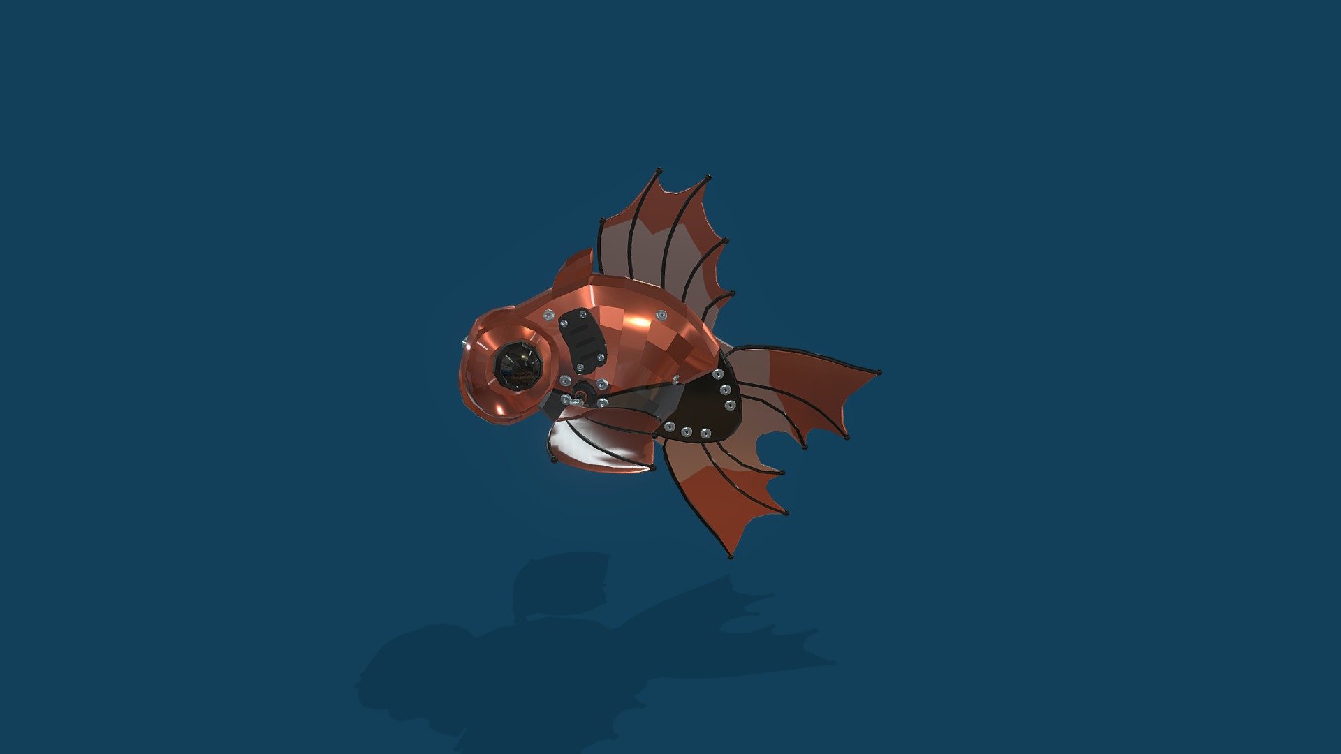 Goldfish robot 3d model