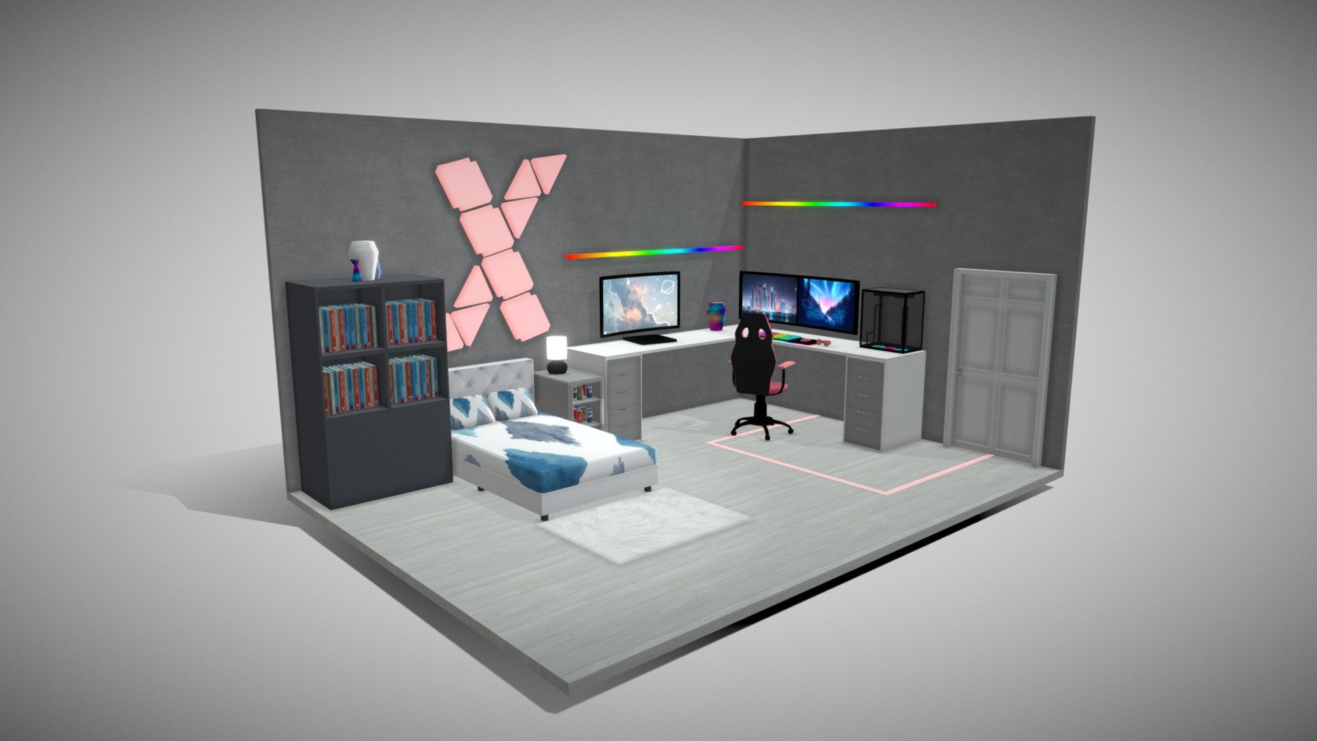 CA1 Modular Interior 3d model