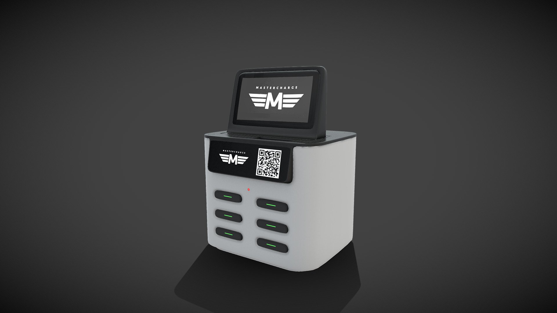 Mobile Charger Station 3d model