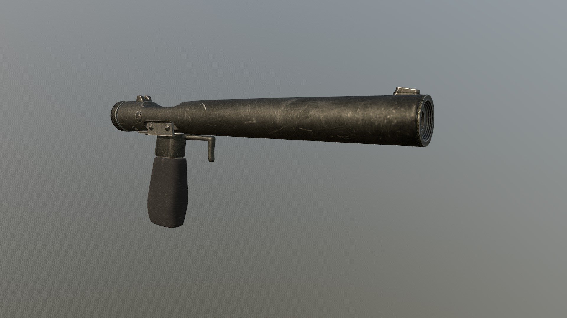 Welrod MK2-smooth 3d model