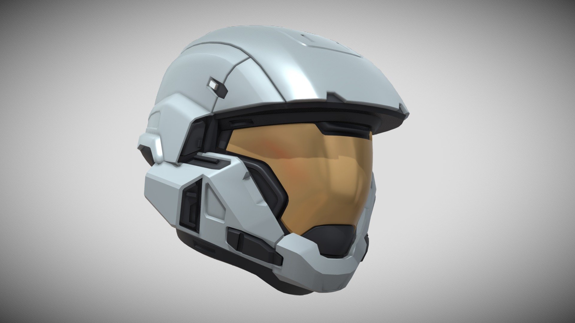 Halo Reach Concept Helmet (FREE) 3d model