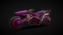 Cyberpunk motorcycle