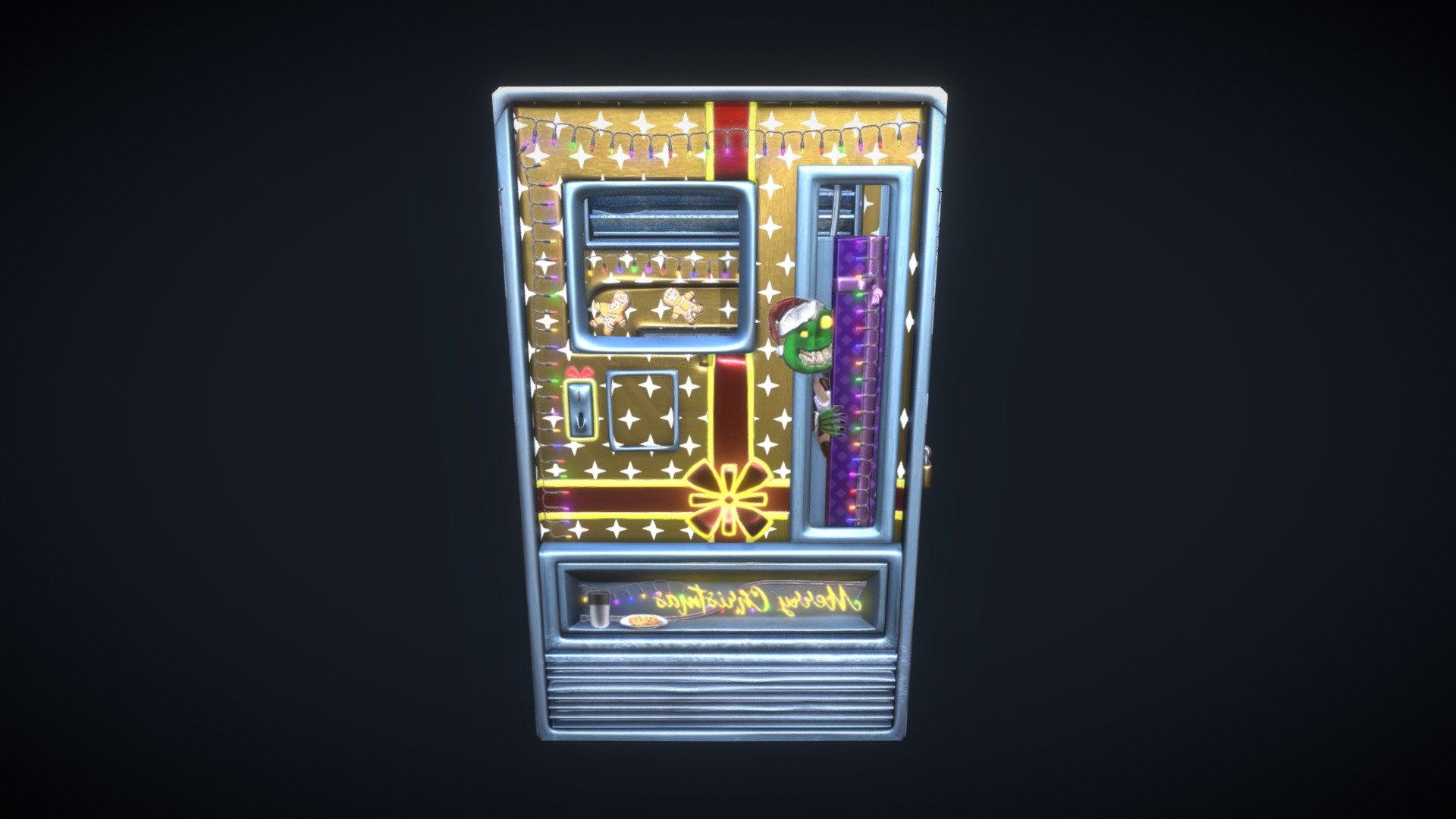 Christmas Goblin Vending Machine (Rust Workshop) 3d model