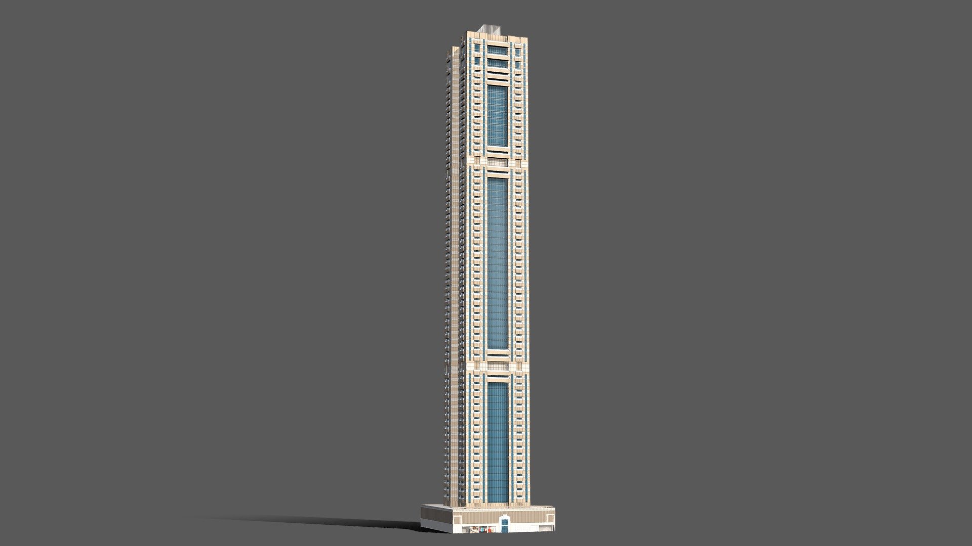 Sulafa Tower 3d model